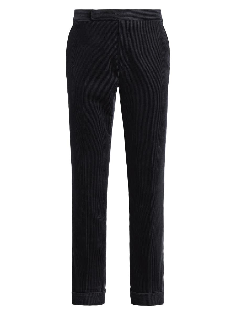 Ralph Lauren Purple Label Corduroy Mid-Rise Straight-Leg Pants