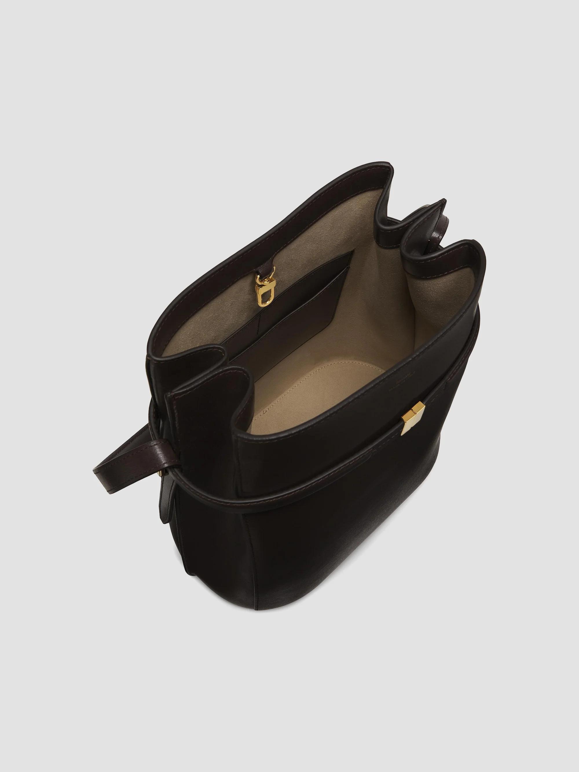 Toteme Belted Leather Bucket Bag | Saks Fifth Avenue