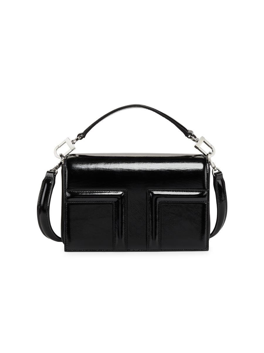 Shop Toteme Mini T-Flap Leather Shoulder Bag | Saks Fifth Avenue Shop Toteme Mini T-Flap Leather Shoulder Bag | Saks Fifth Avenue