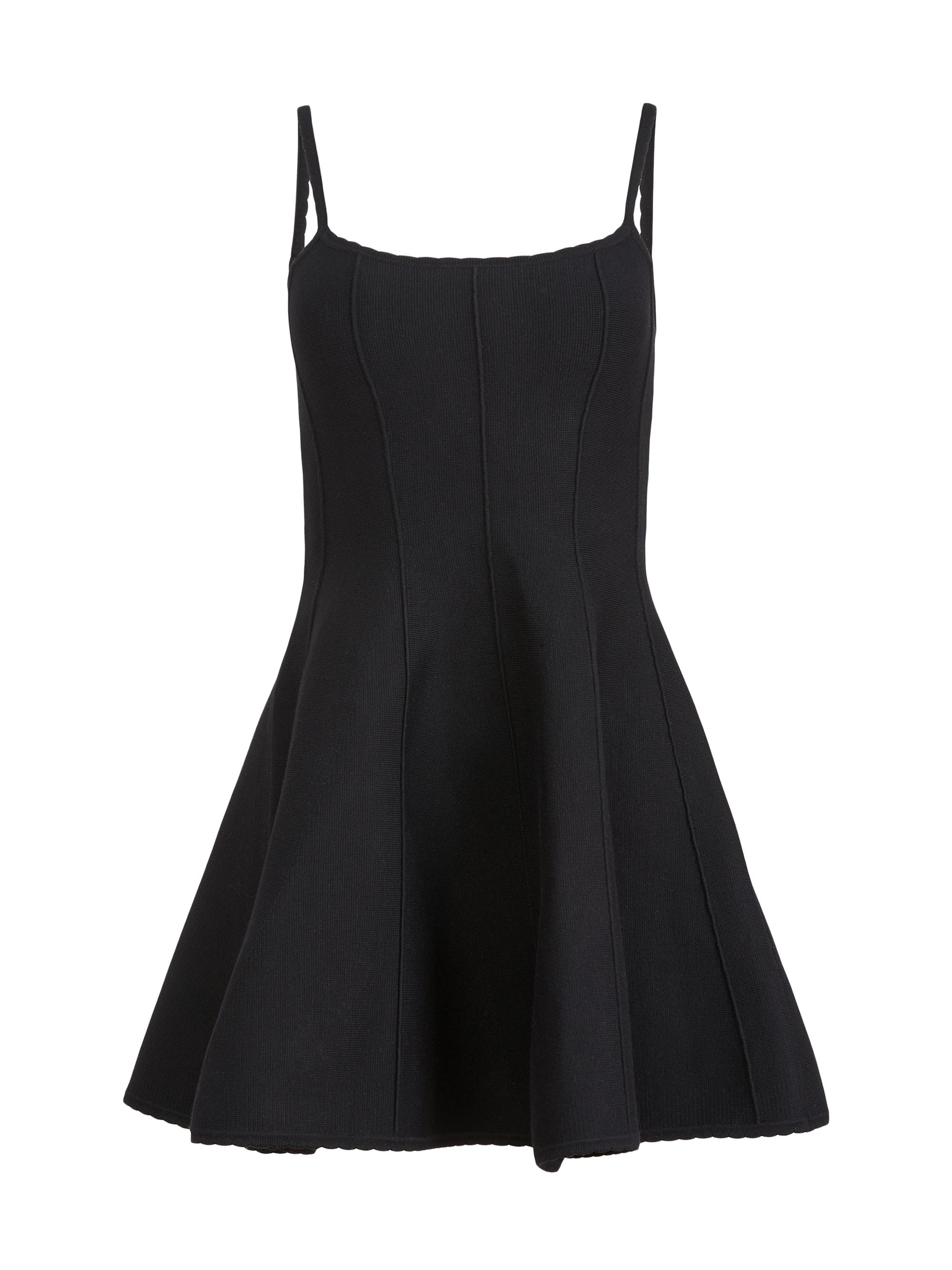 新品 Fleur knit mini dress アンドマリー ワンピース Fleur knit mini dress/BLACK -ANDMARY-