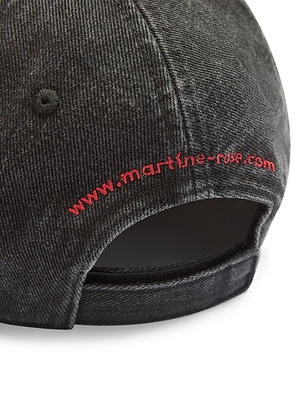 Shop Martine Rose Logo Cut-Peak Cotton Baseball Cap | Saks Shop Martine Rose Logo Cut-Peak Cotton Baseball Cap | Saks
