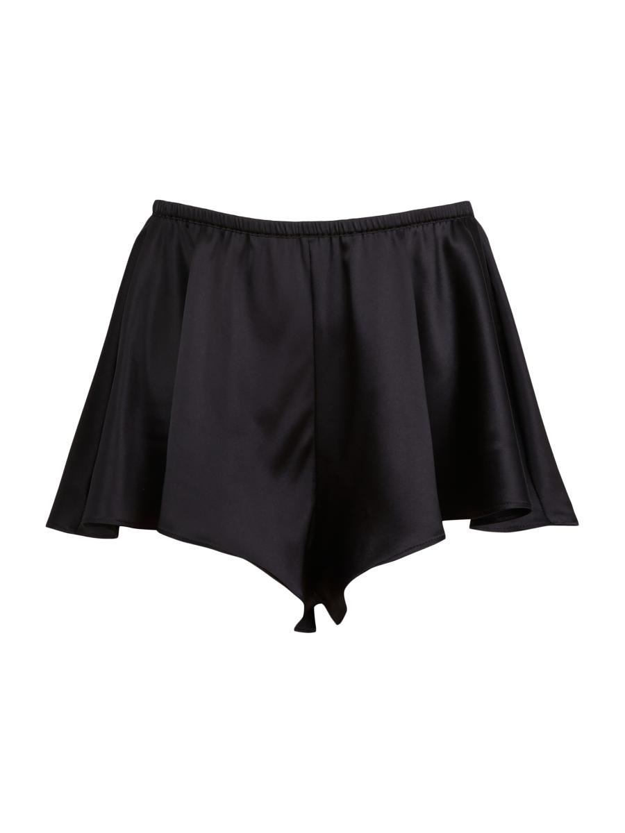 Fleur du Mal Flutter Stretch-Silk Shorts | Saks Fifth Avenue