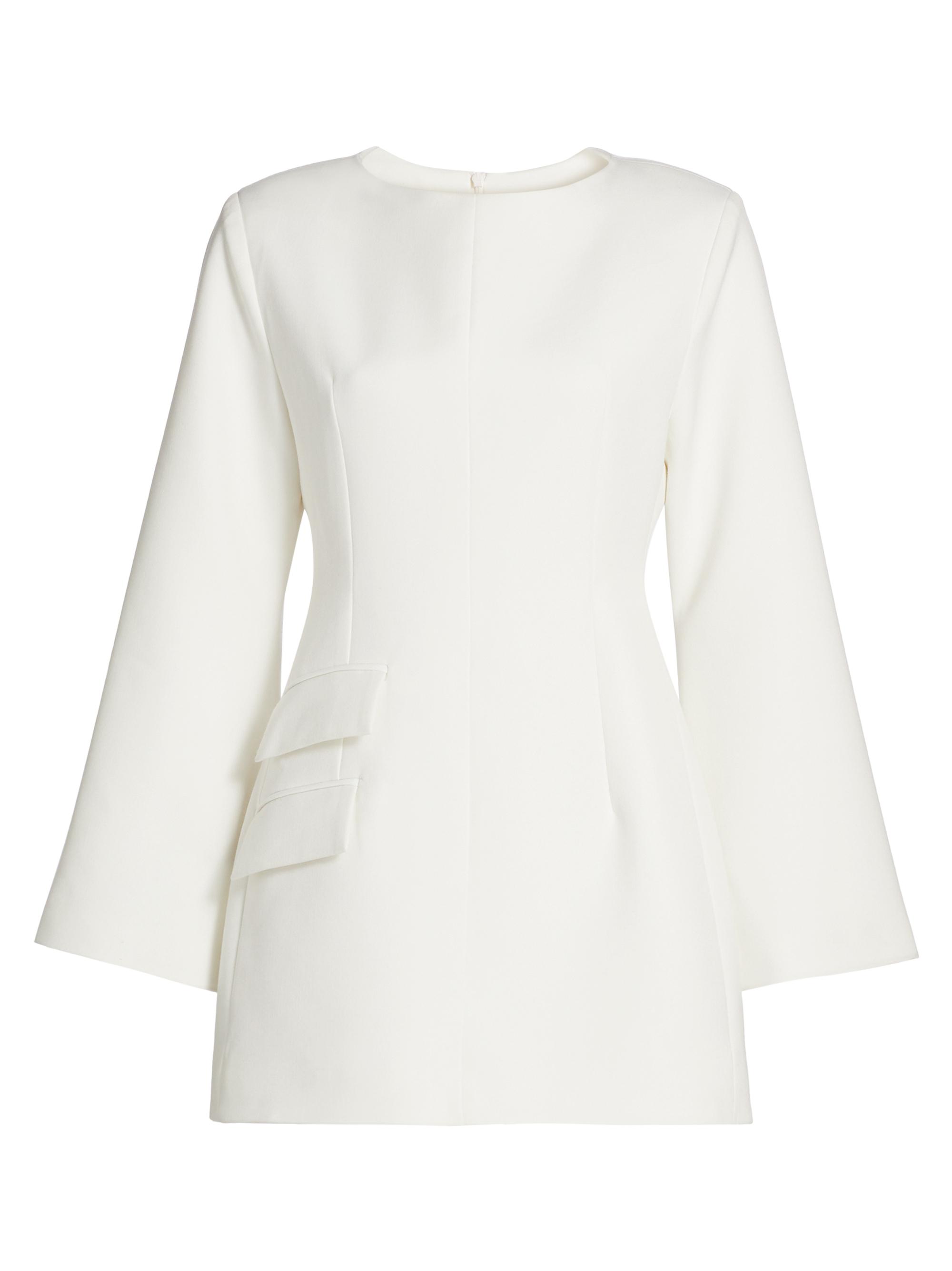 Nonchalant Label Women's Esther Bell-Sleeve Minidress - White