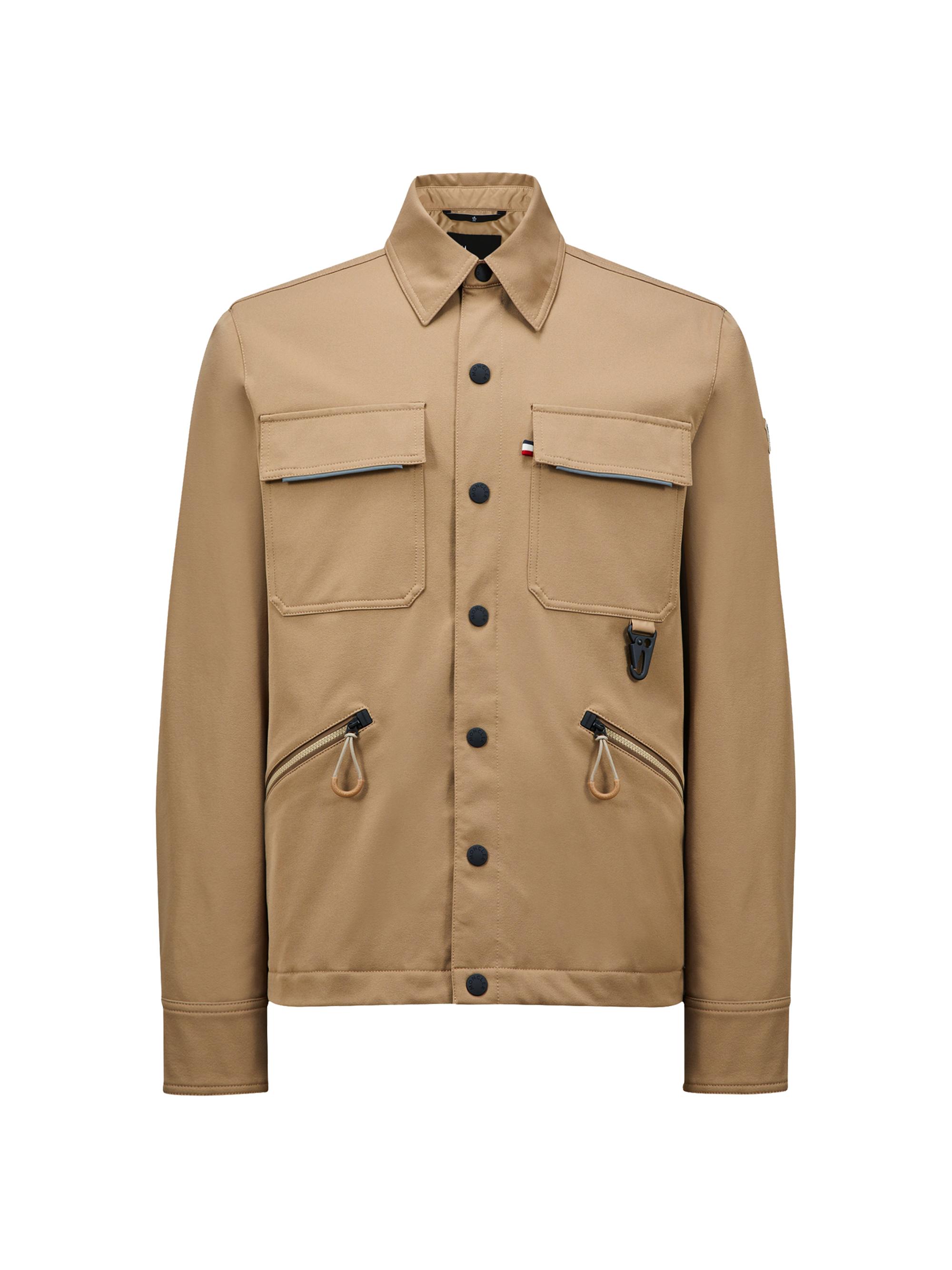 Moncler Grenoble Men's Vadret Button Down Shacket - Beige