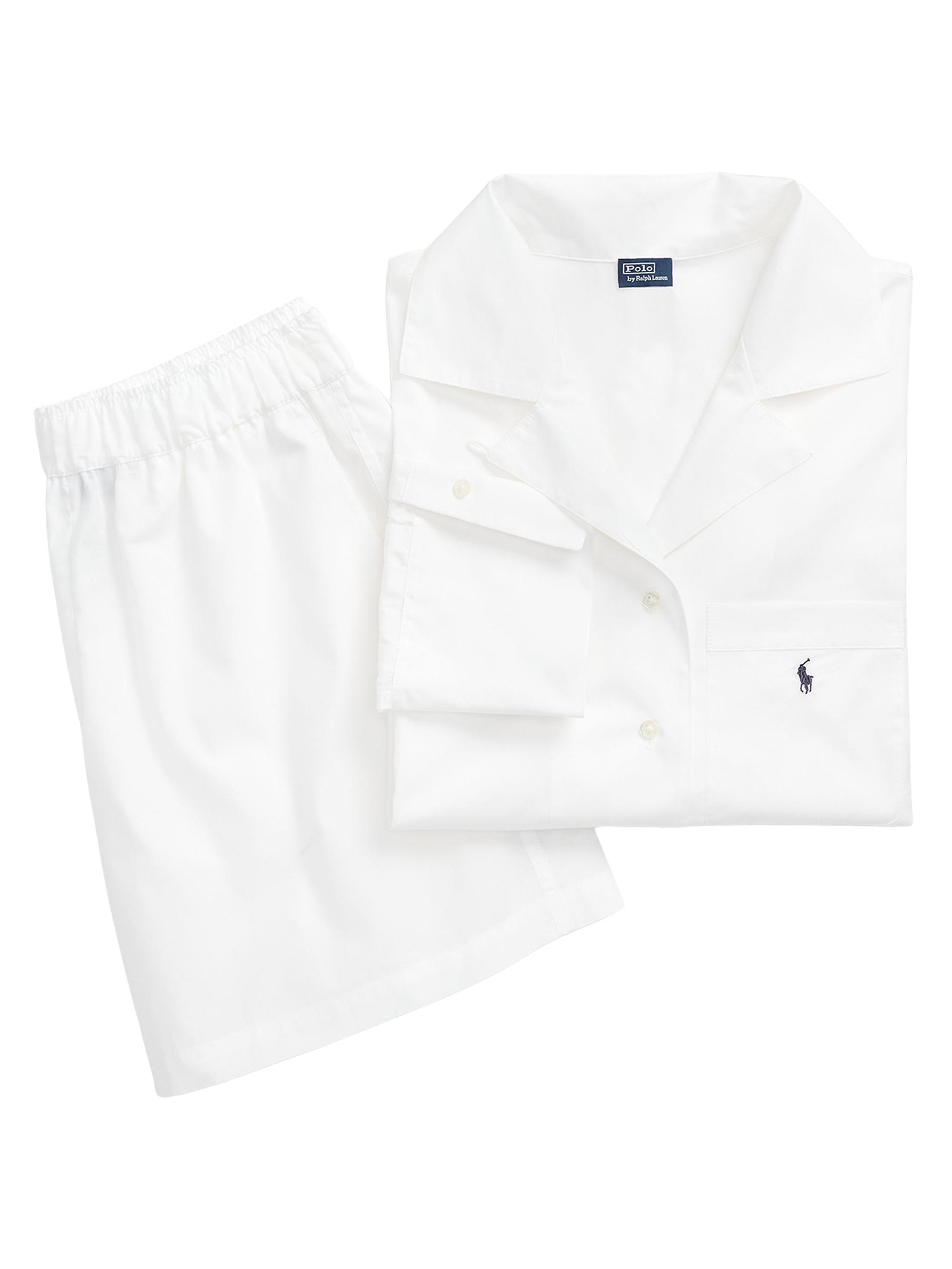 Polo Ralph Lauren French Terry 2-Piece Pajama Set | Saks Fifth Avenue