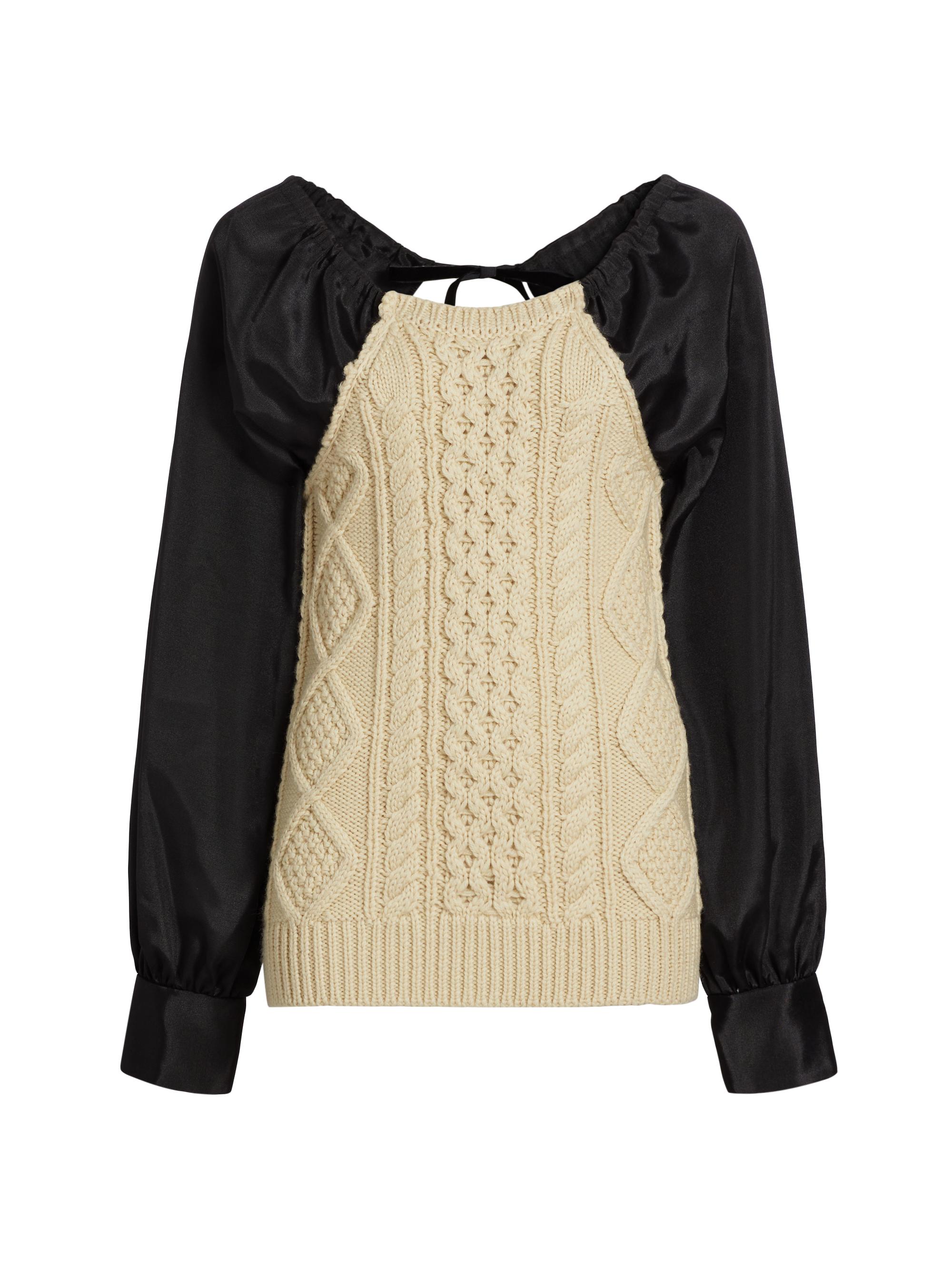 Lingua Franca Women's Mekas Colorblock Knit Combo Top -  Multi