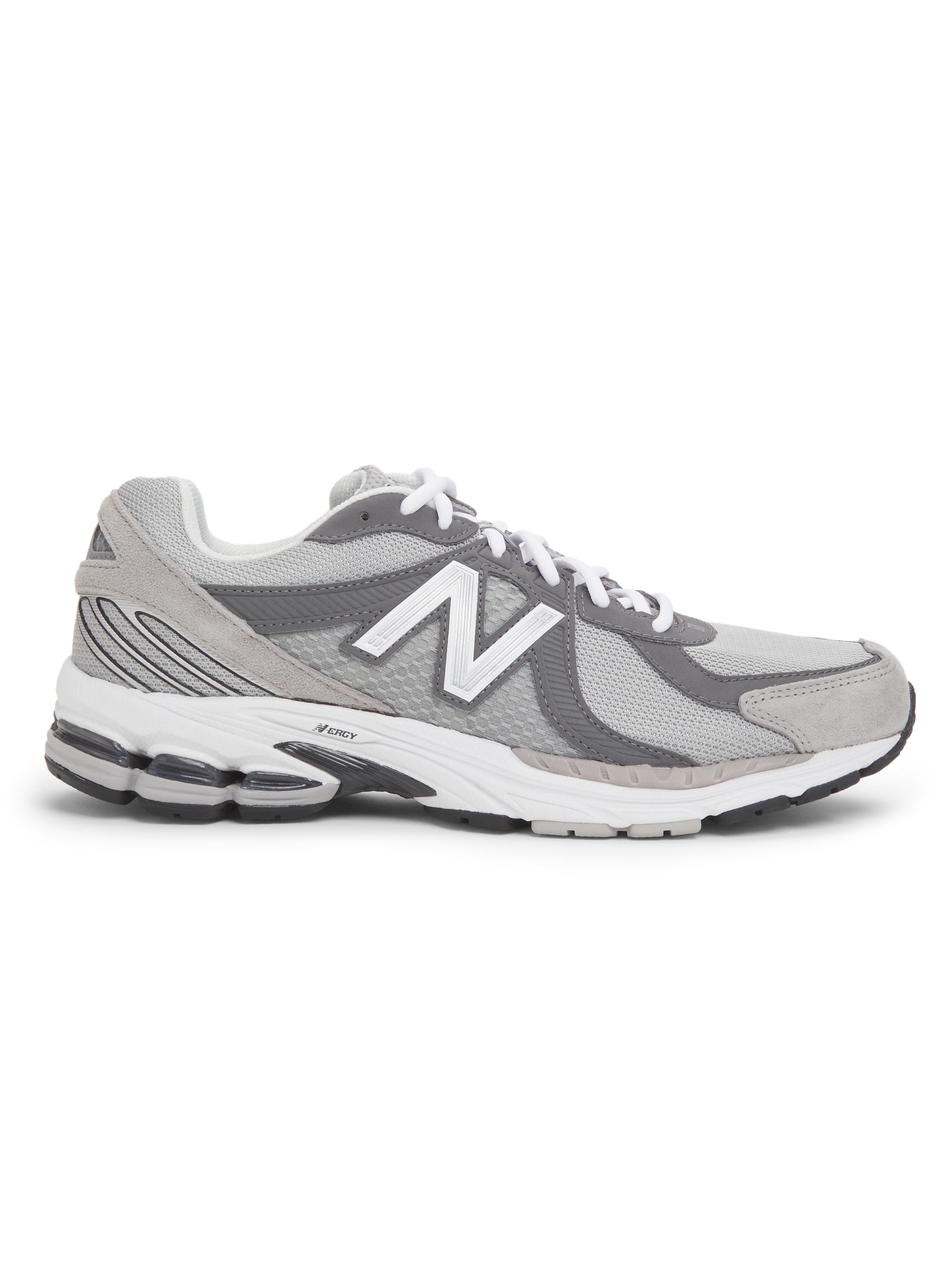 Comme Des Garcons Homme x New Balance Men's Comme des Garçons x New Balance MR60 Leather-Mesh Sneakers - Grey