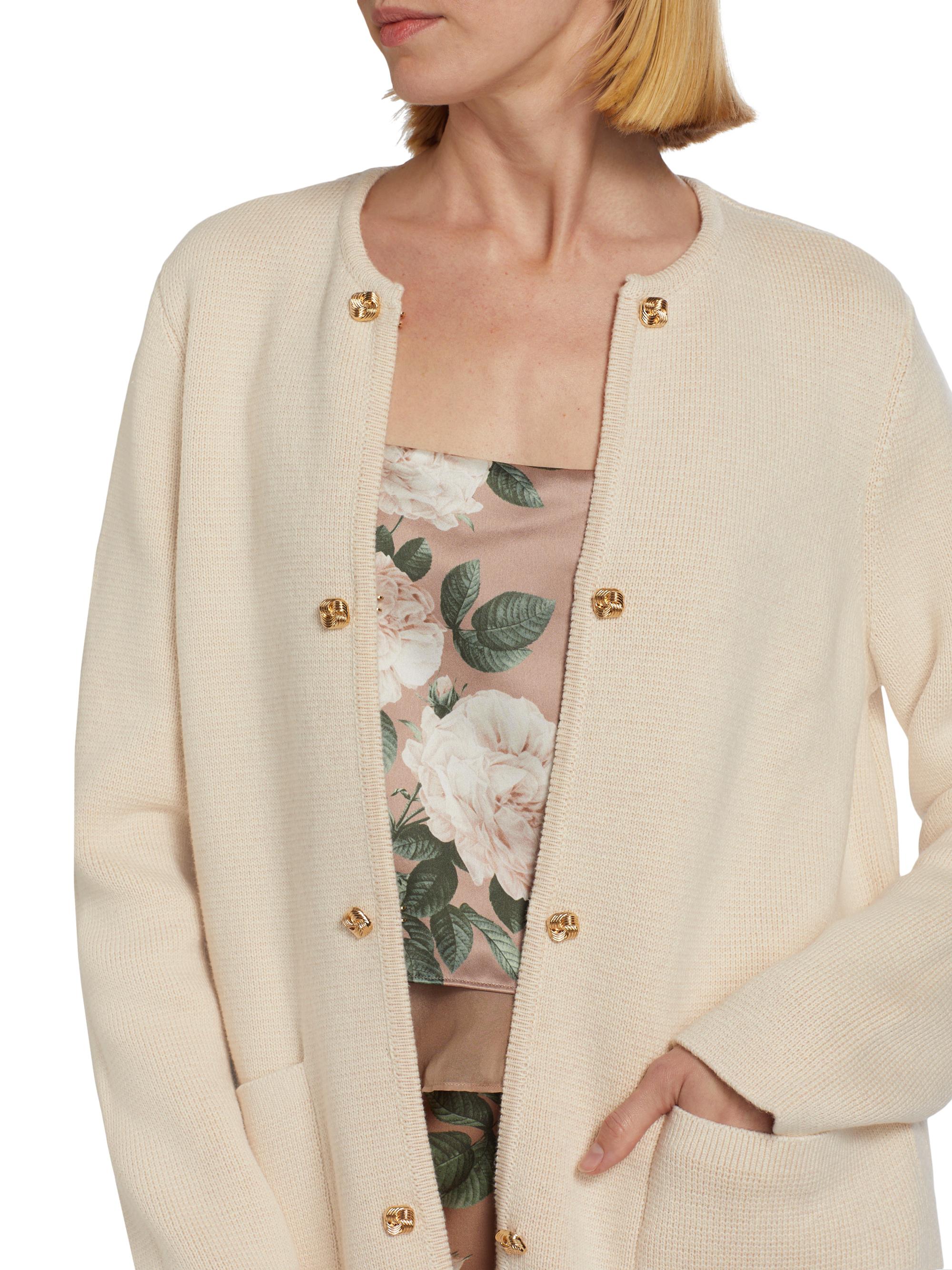 トップス stein 23ss cotton cashmere knit cardigan トップス stein 23ss cotton cashmere knit cardigan COTTON CASHMERE