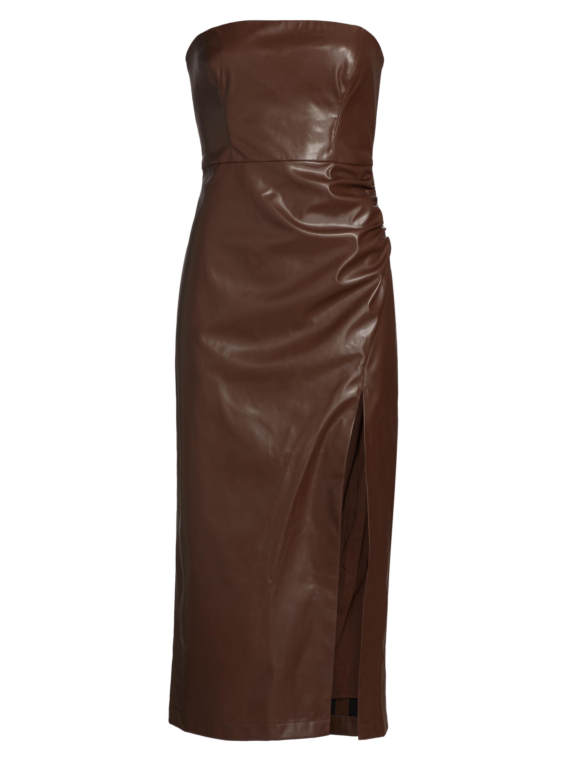 Cami NYC Women's Andres Faux-Leather Strapless Midi-Dress - Java