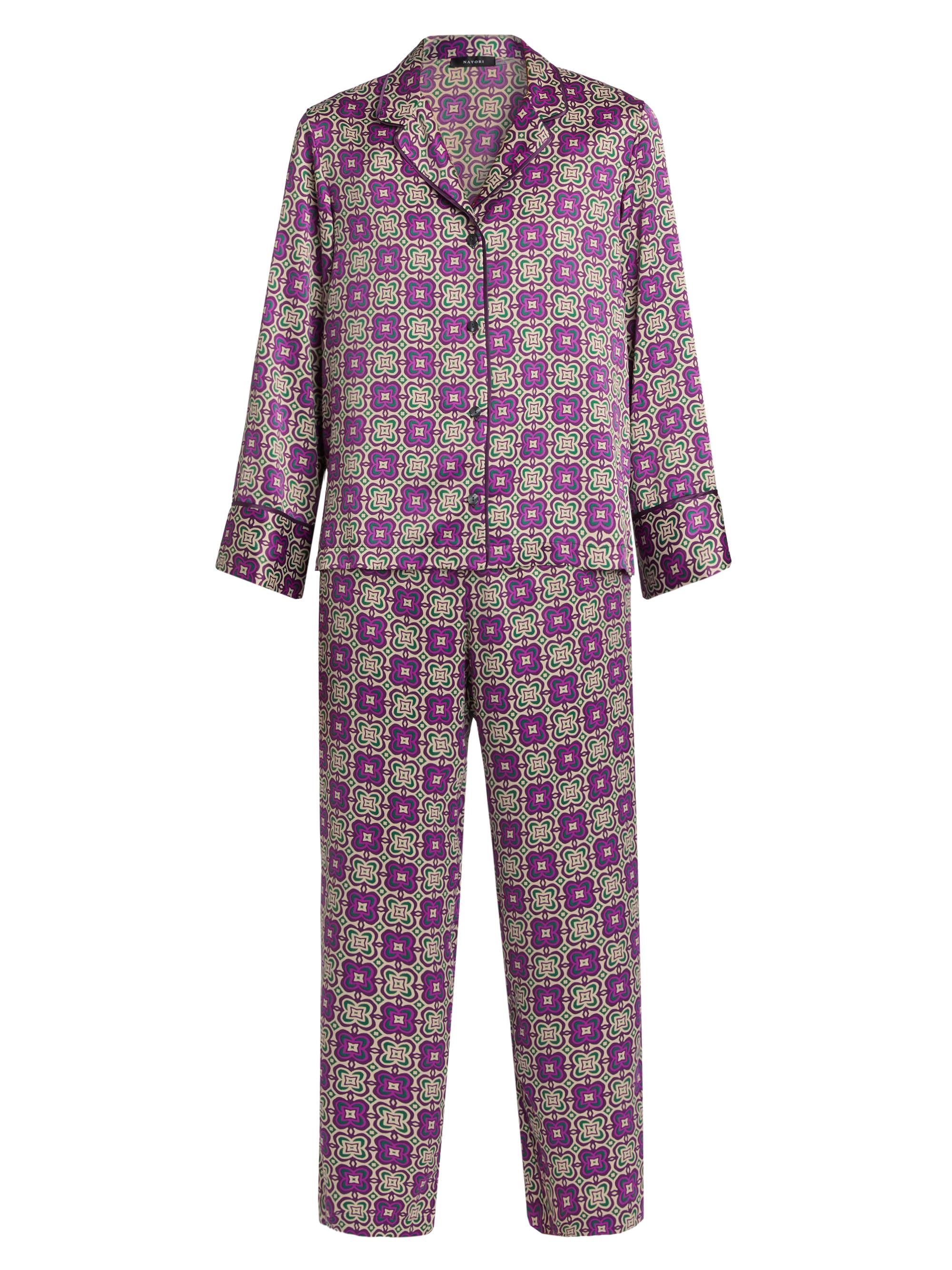Natori Women's Medallion 2-Piece Pajama Set - Purple