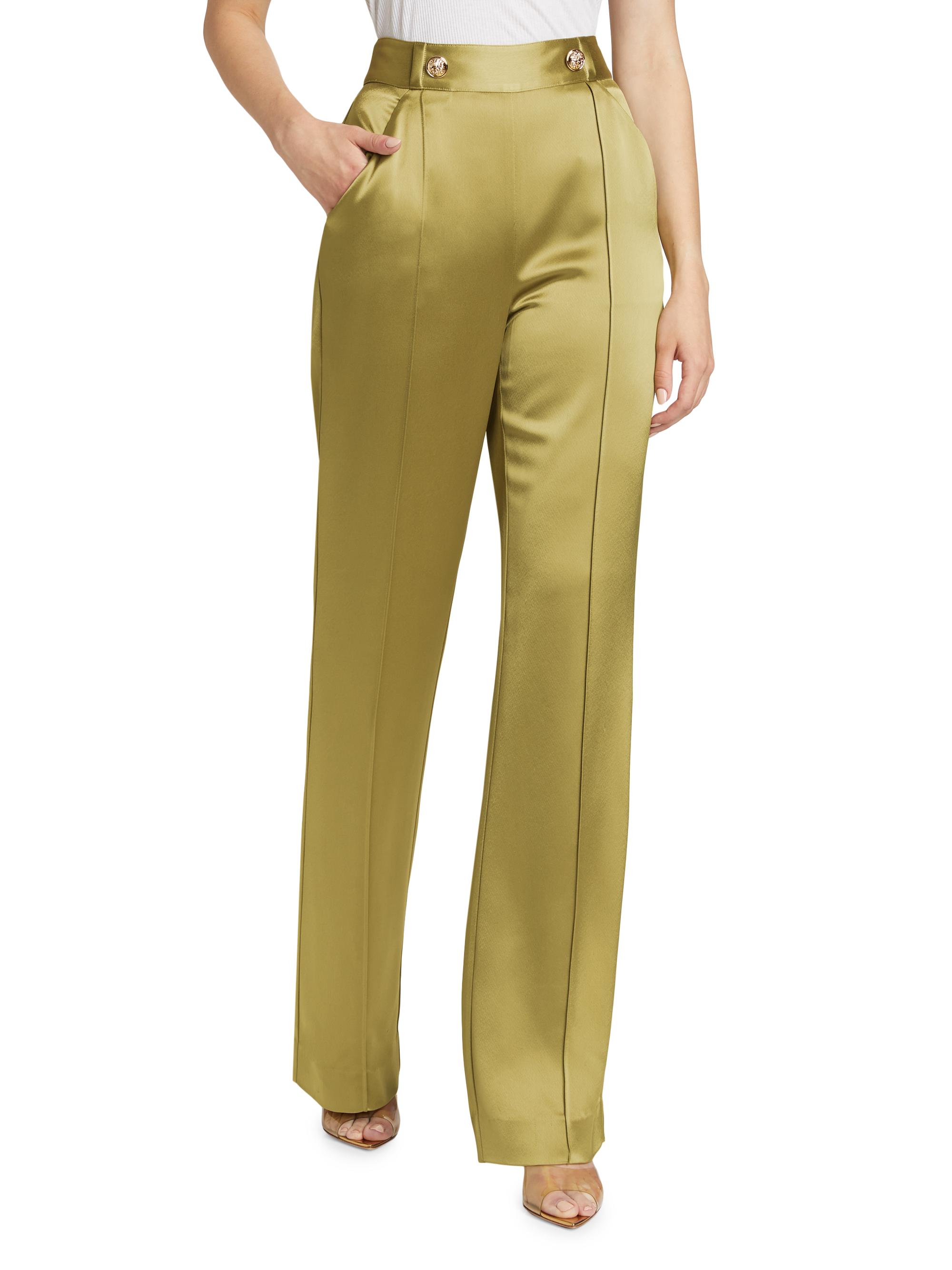 Cinq à Sept Rainer Satin Wide-Leg Pants | Saks Fifth Avenue