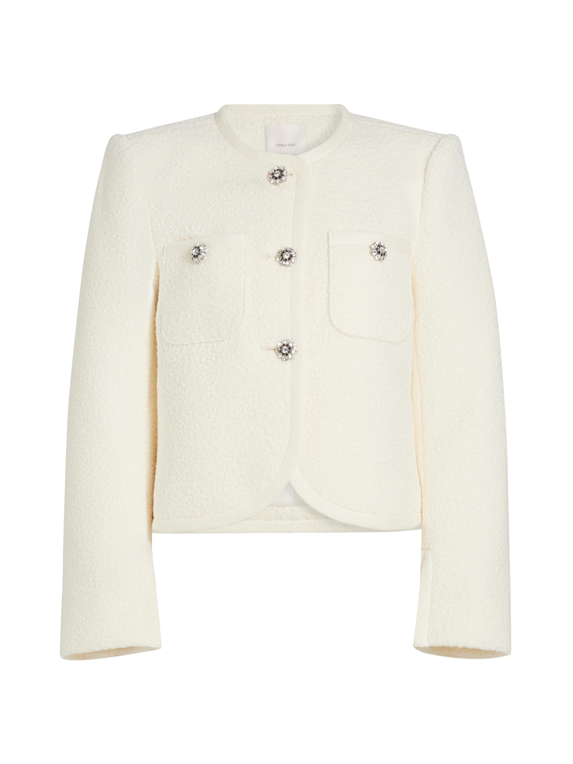 ジャケット・アウター herlipto Boucle Jacket Frame Bouclé Crop