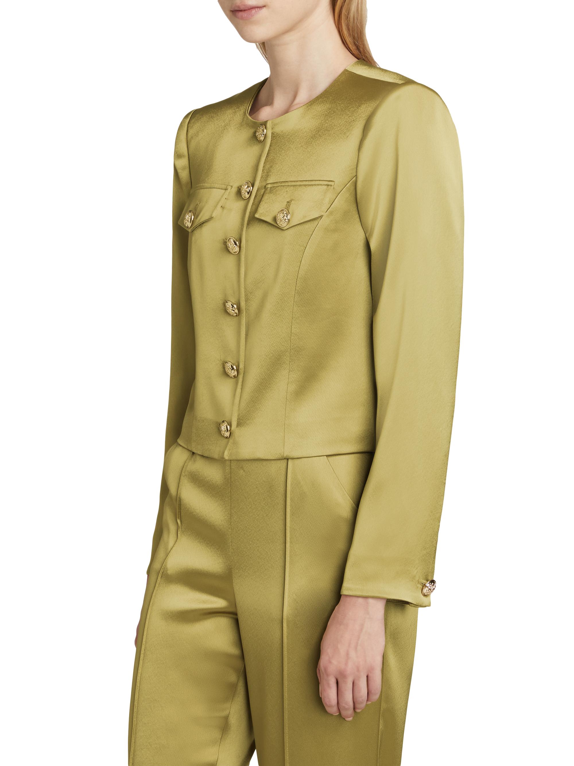 Cinq à Sept Rainer Satin Jacket | Saks Fifth Avenue