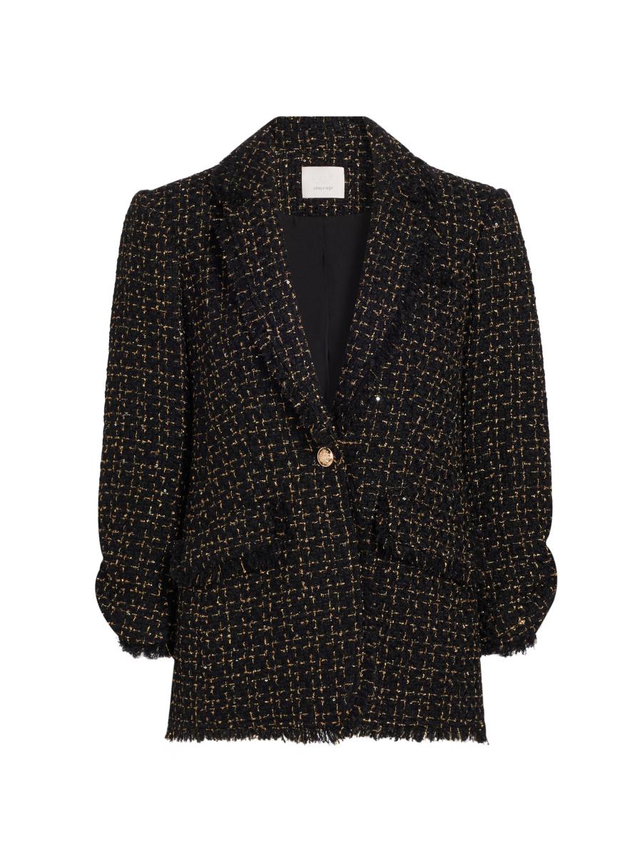 Cinq à Sept Sylvie Tweed Single-Breasted Blazer | Saks Fifth