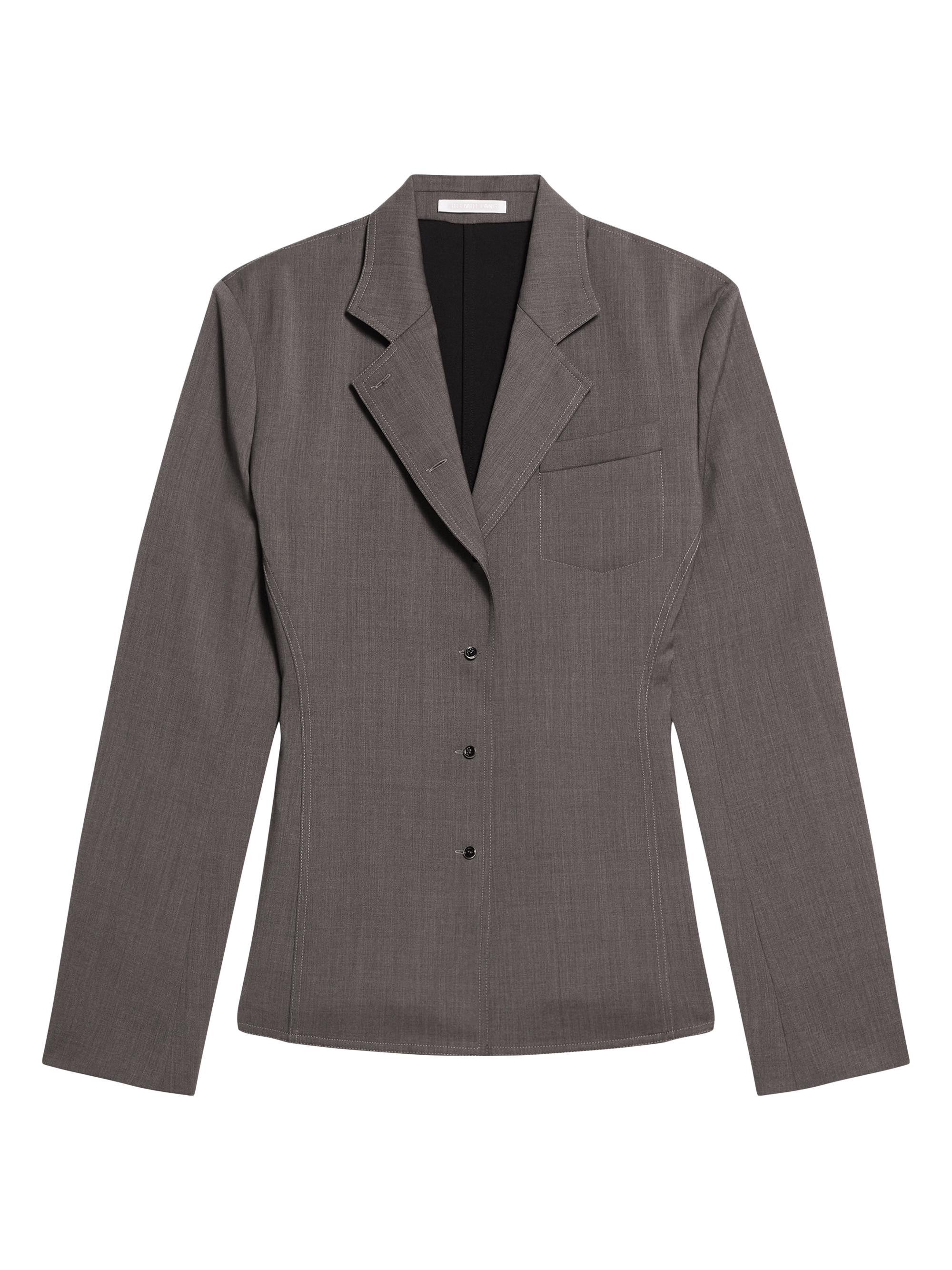Helmut Lang Women's Combo Modest Suit Jacket - Light Melange