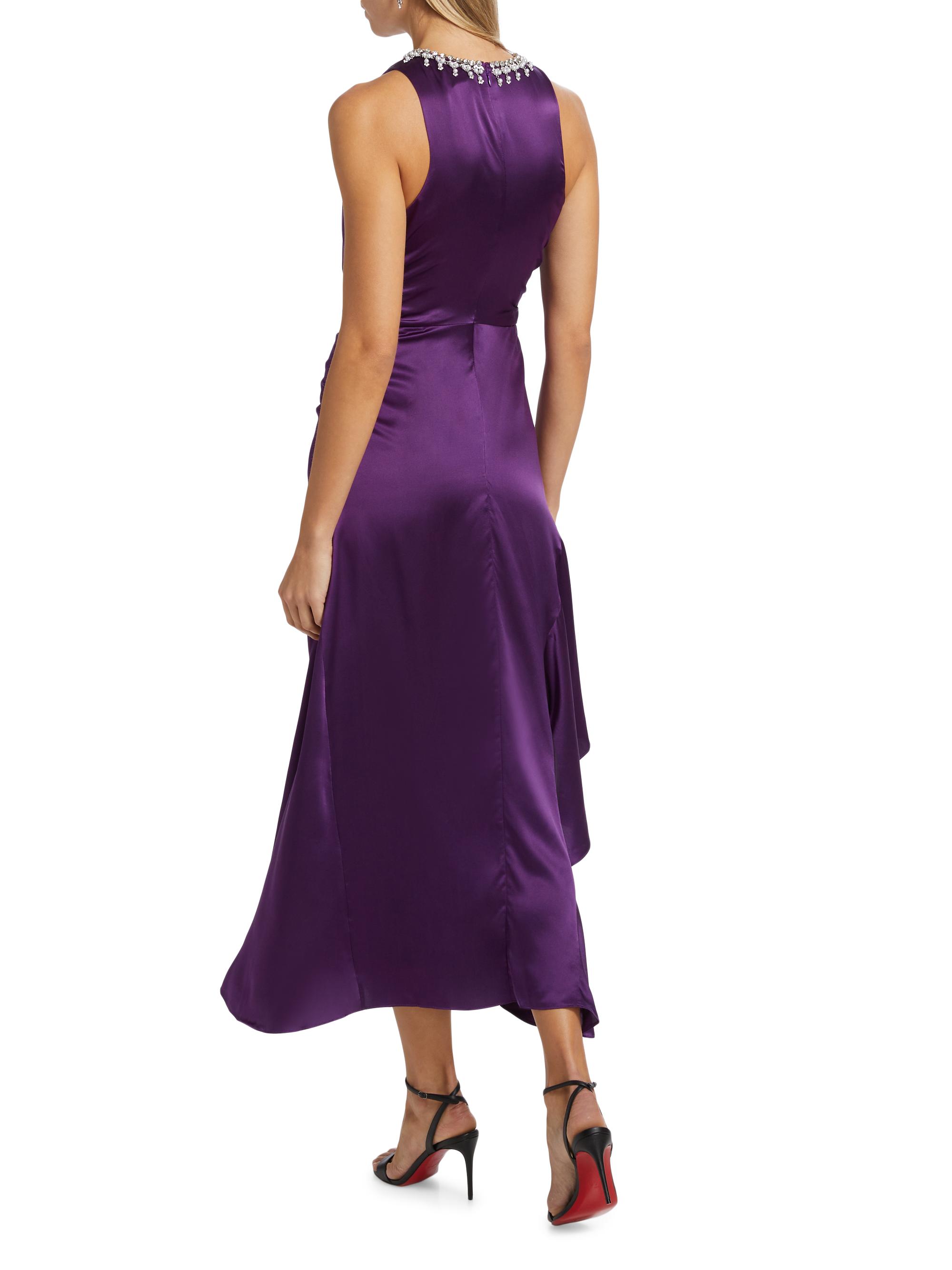 slim fit dress slacks THE SATIN MIDI DRESS main image 1
