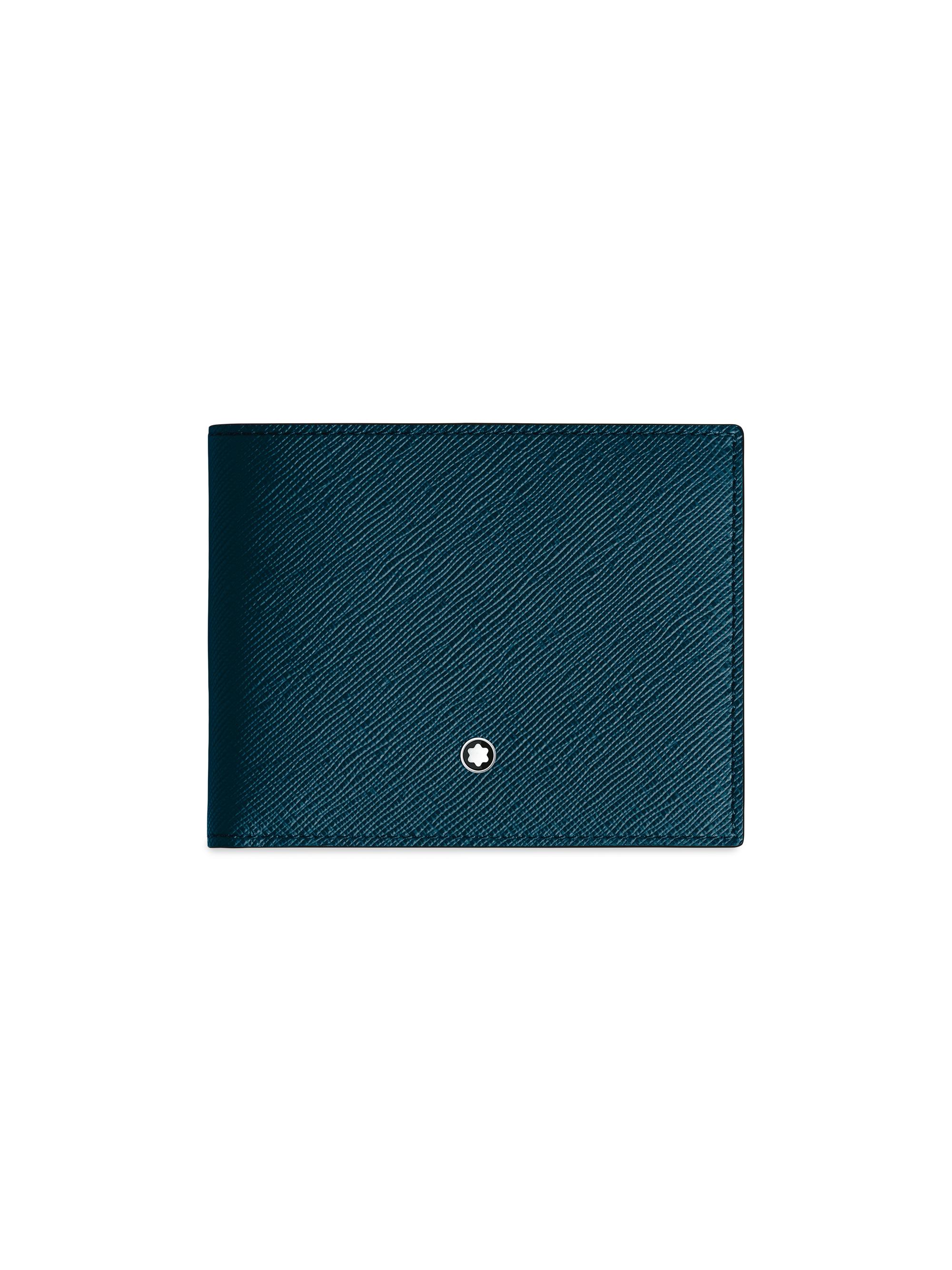 Montblanc Men's Sartorial Saffiano Leather Wallet - Cyprus Blue