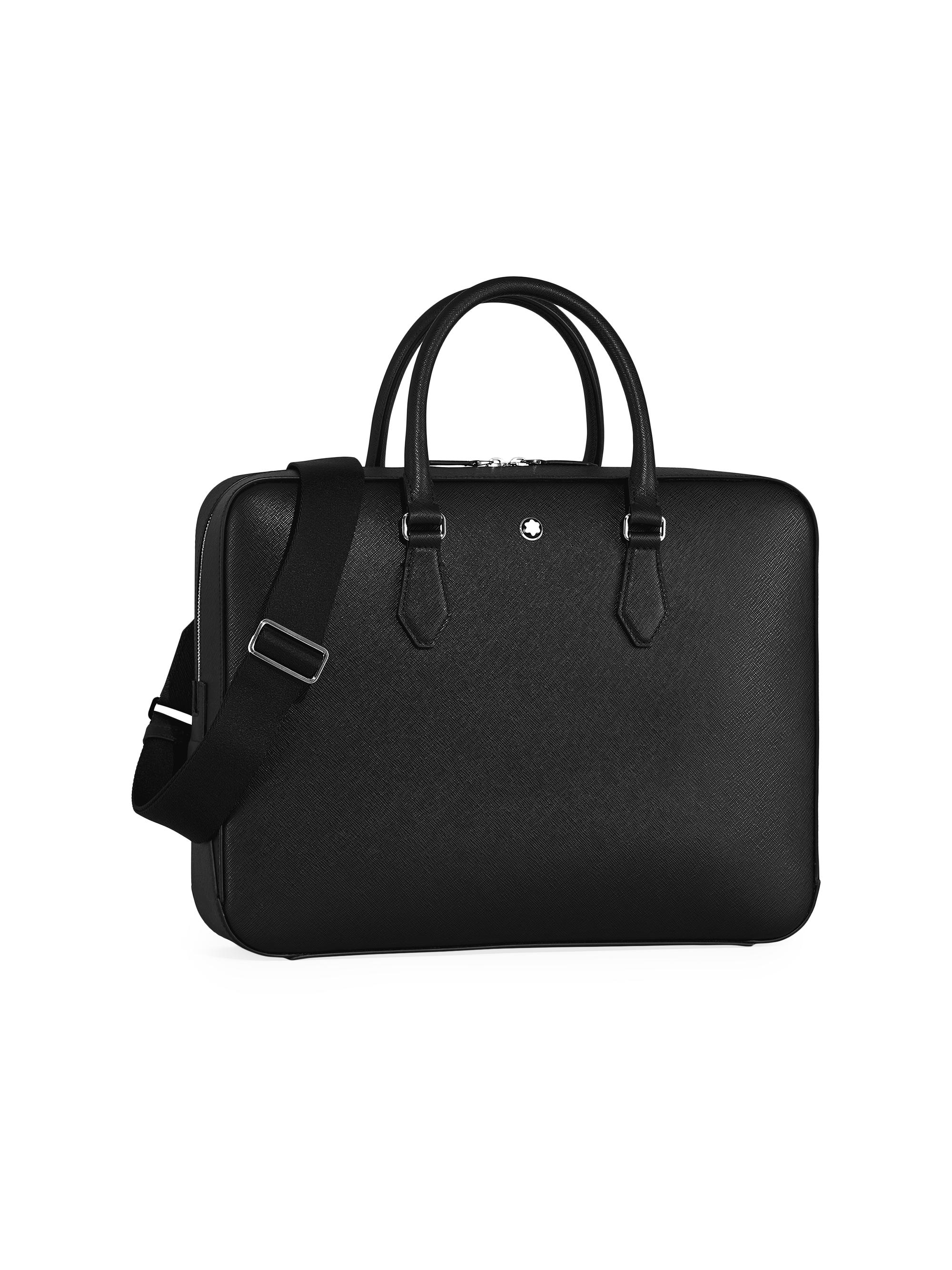 Saint Laurent Leather Briefcase | Saks Fifth Avenue