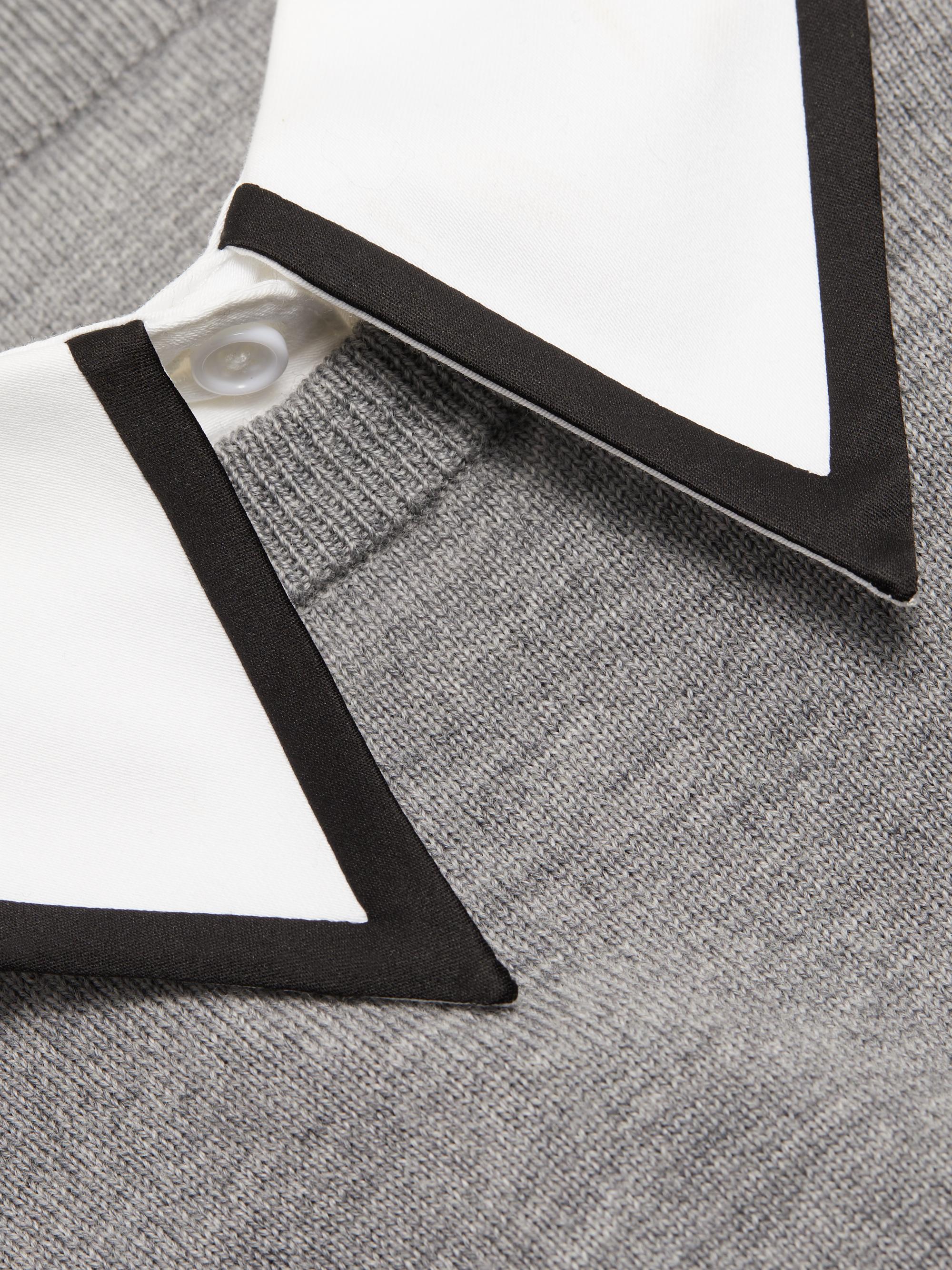 ALICE + OLIVIA Porla Collared Sweater | Saks Fifth Avenue