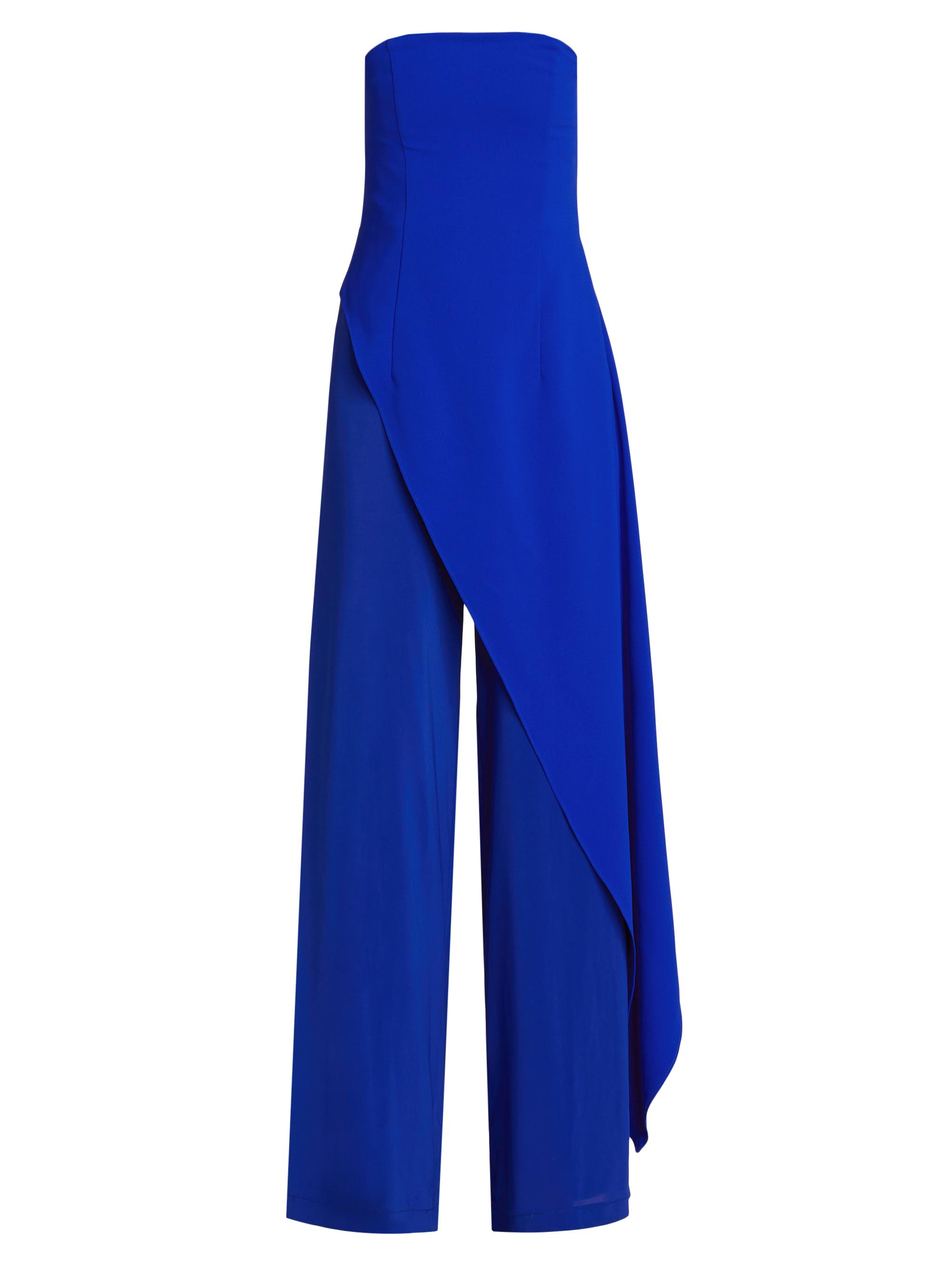 Alice + Olivia Women's Alondra Strapless Jumpsuit - Royal