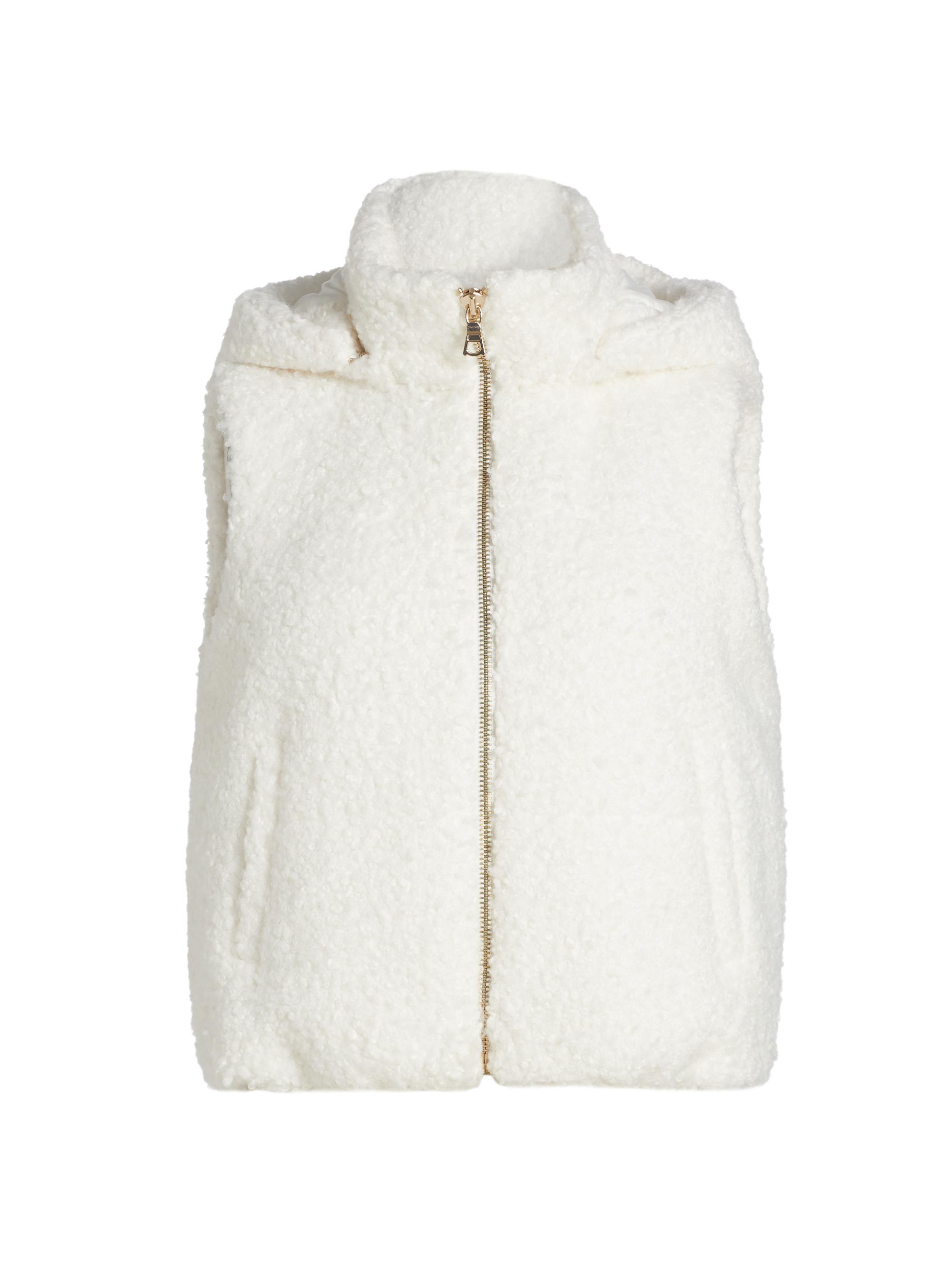 Alice + Olivia Women's Robena Teddy Vest - Off White