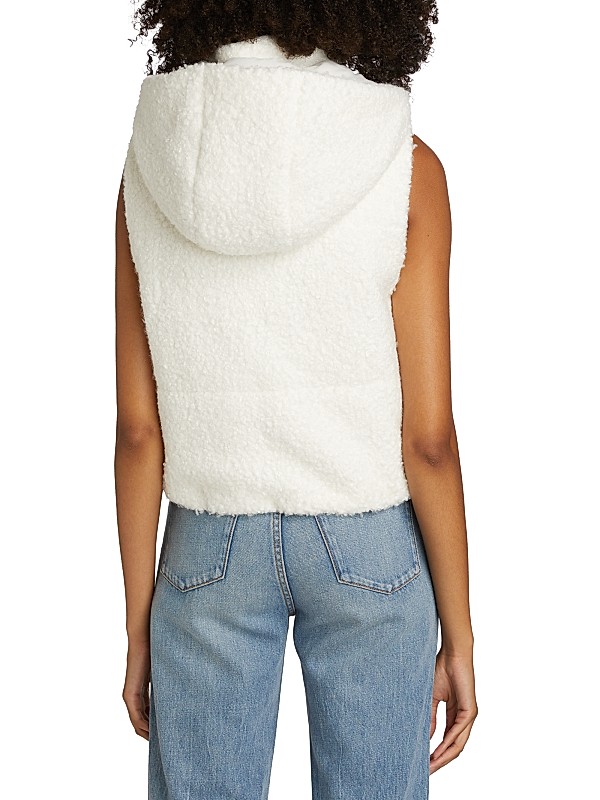Shop Alice + Olivia Robena Teddy Vest | Saks Fifth Avenue Shop Alice + Olivia Robena Teddy Vest | Saks Fifth Avenue