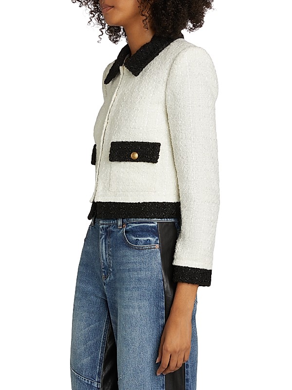 Shop Alice + Olivia Topher Boxy Jacket | Saks Fifth Avenue Shop Alice + Olivia Topher Boxy Jacket | Saks Fifth Avenue
