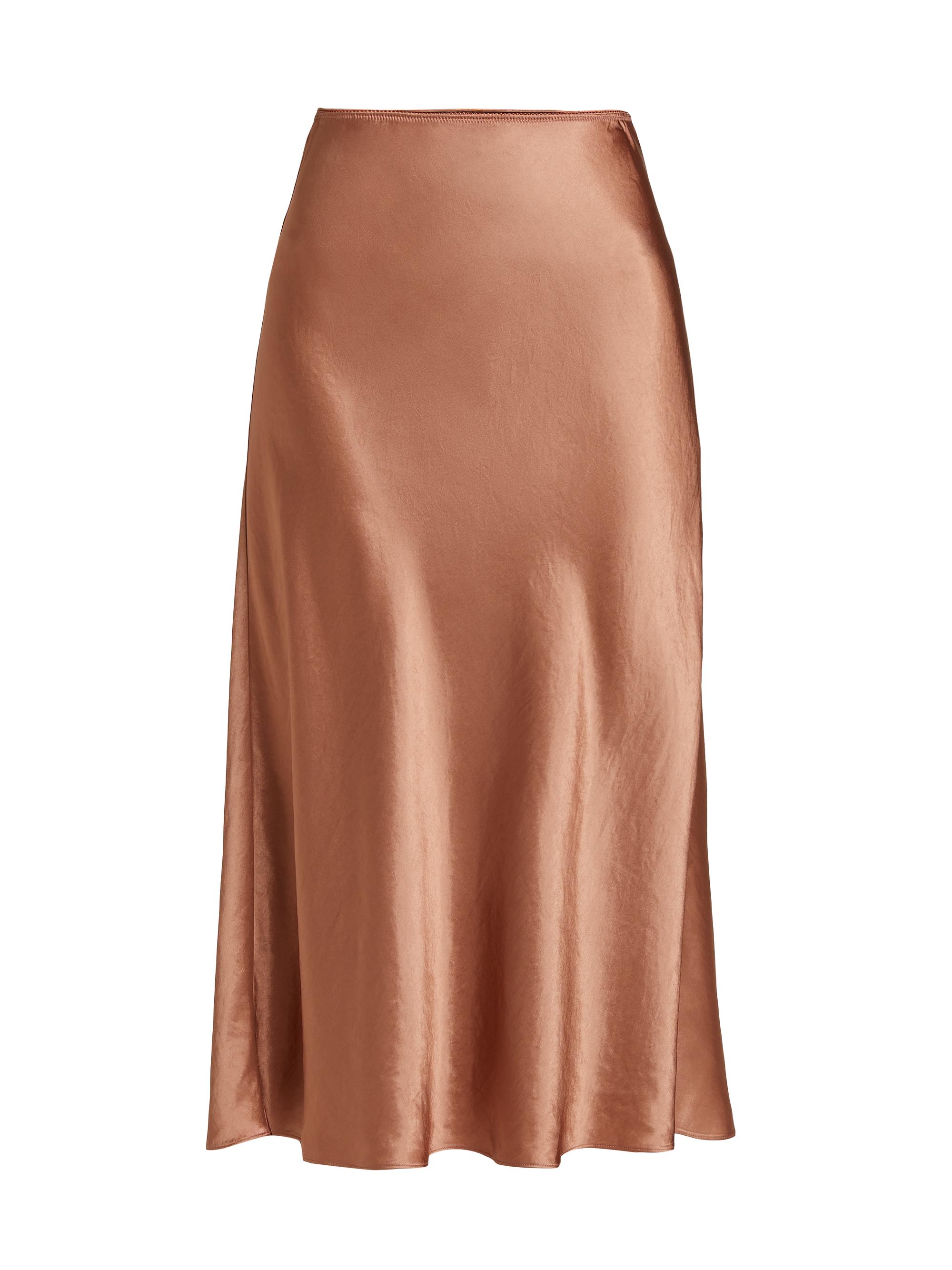 Herlipto＊satin volume midi skirt Herlipto＊satin volume midi skirt High Waist Satin Volume