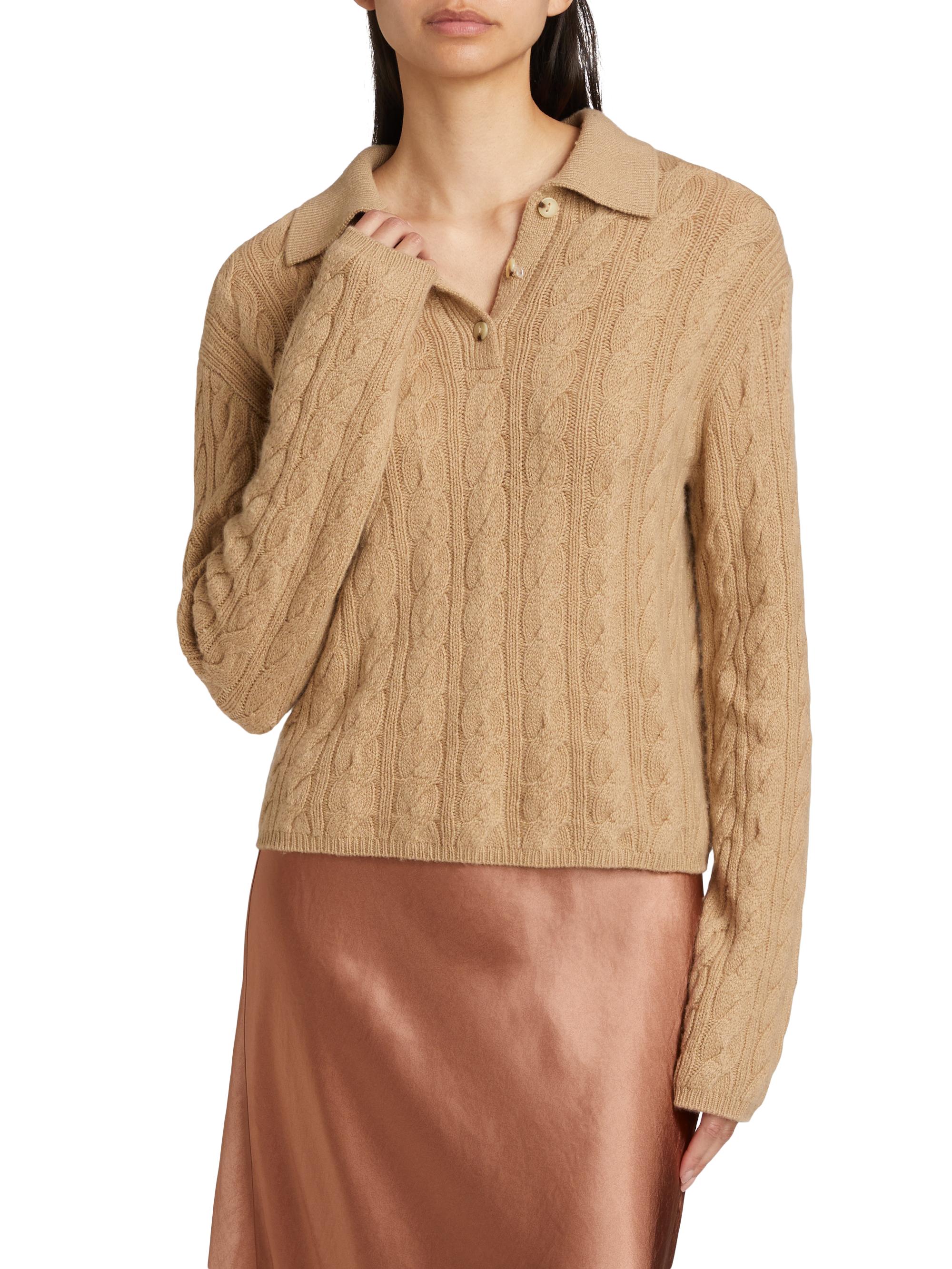 トップス XL OVY Wool Cashmere Warm Knit Polo REGULAR FIT WOOL BLEND KNIT POLO SHIRT - Mid-blue | ZARA United States