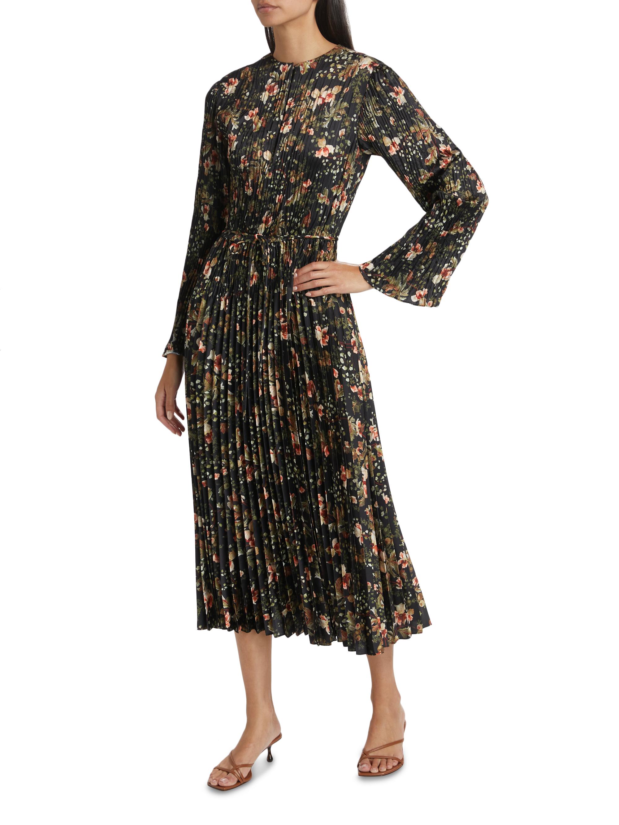 レディースウェア Theredthread S oval pleats dress THEREDTHREAD / ザレッドスレッド】S oval pleats dress