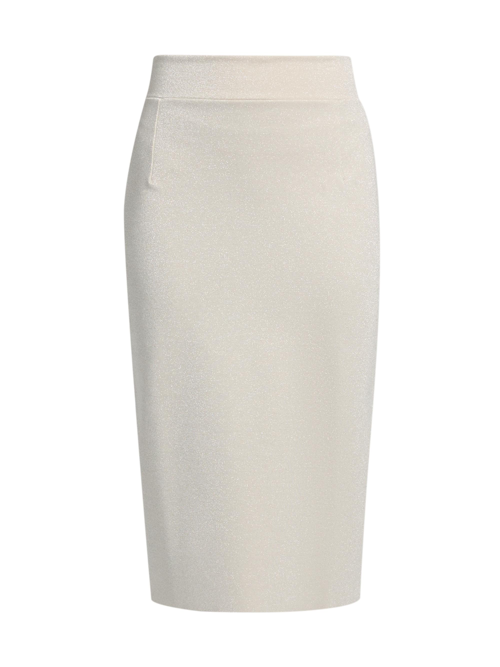 Chiara Boni La Petite Robe Women's Lumi Sugar Stretch Midi-Skirt - Quartz