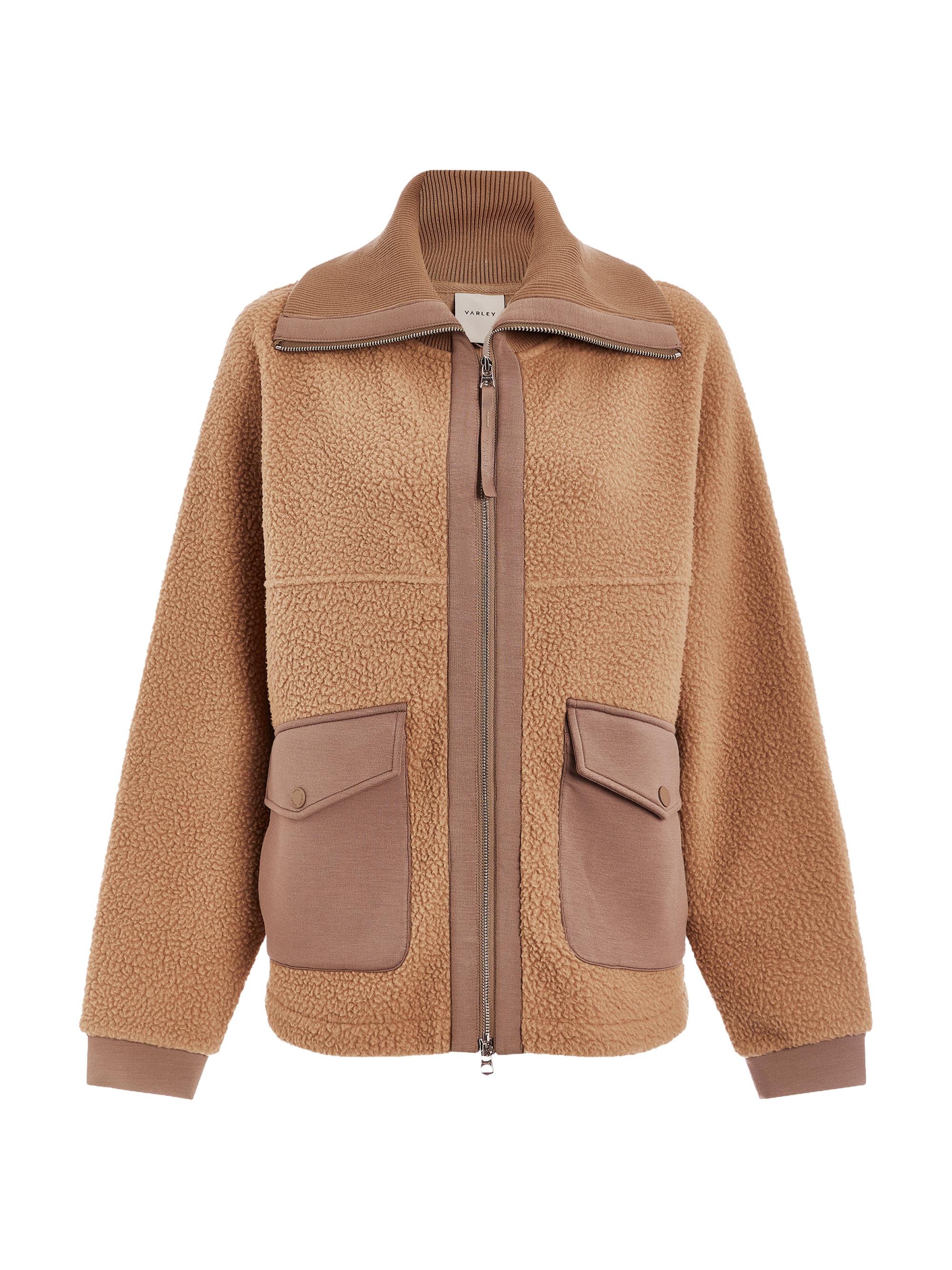 Varley Women's Eleanor Fleece Zip-Up Jacket - Chanterelle