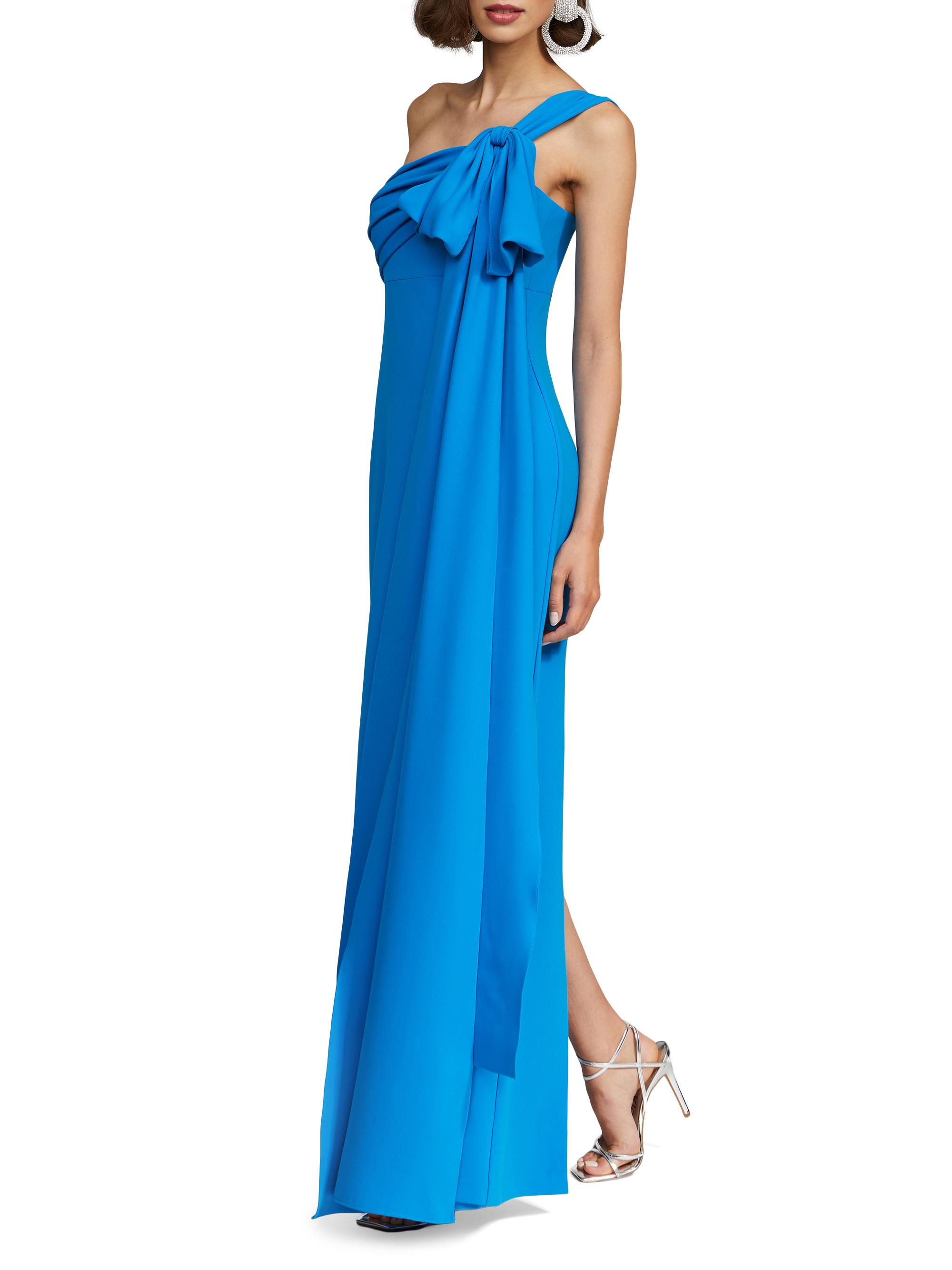 Halston Olivia Draped Crepe Gown | Saks Fifth Avenue