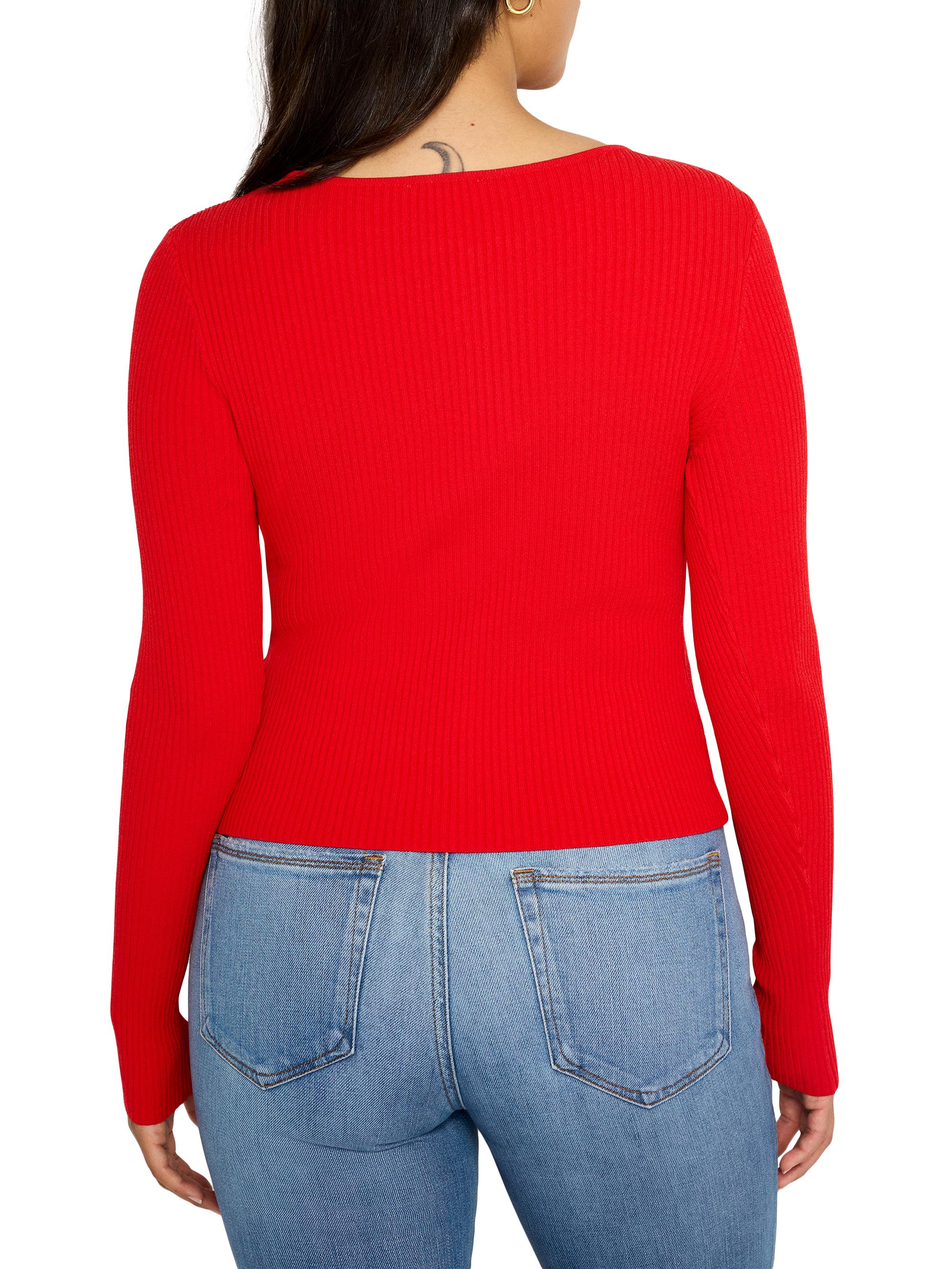 Good American Virgo Rib-Knit Zip Sweater | Saks Fifth Avenue