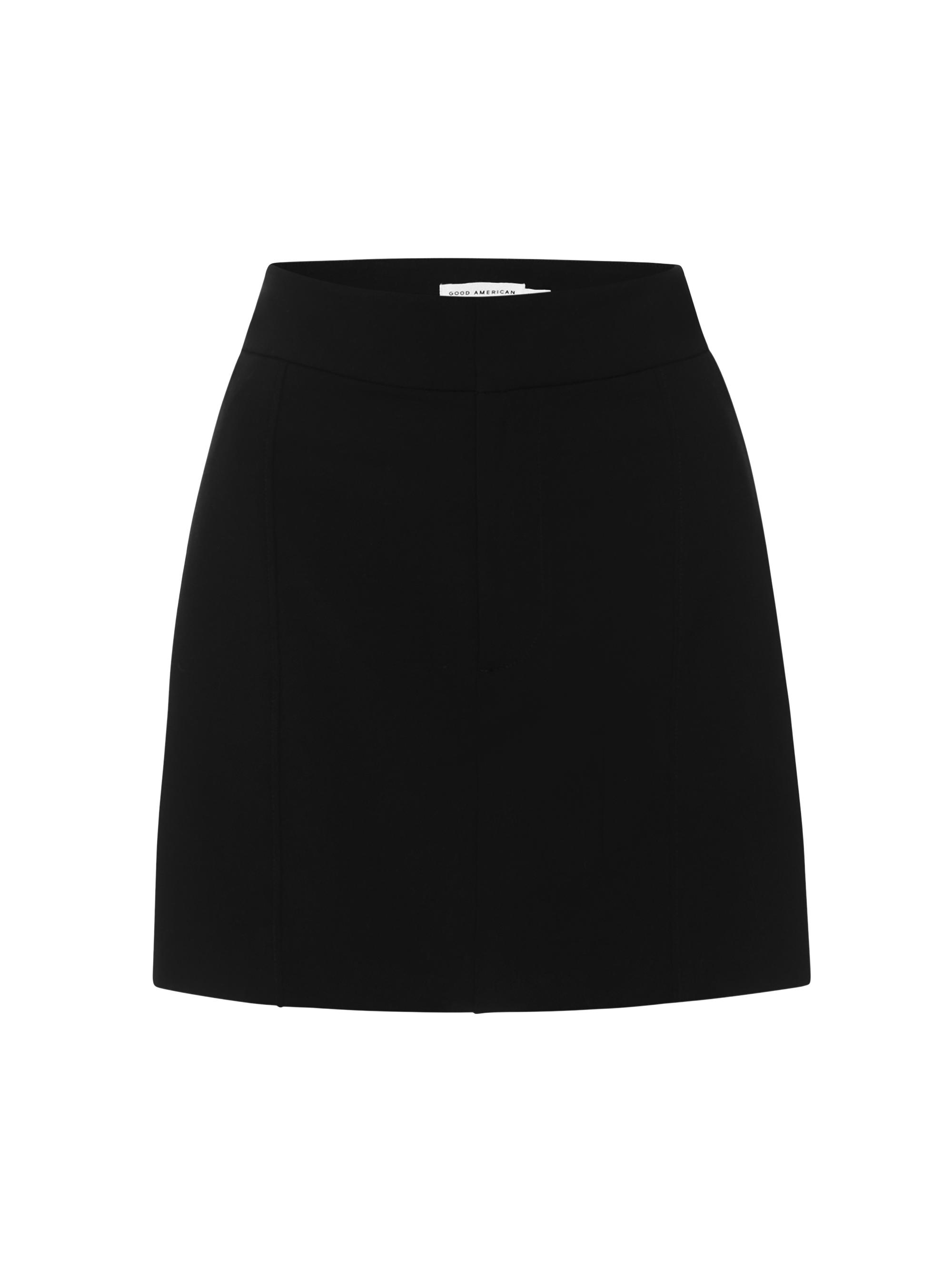 Good American Women's Suiting Miniskirt - Black