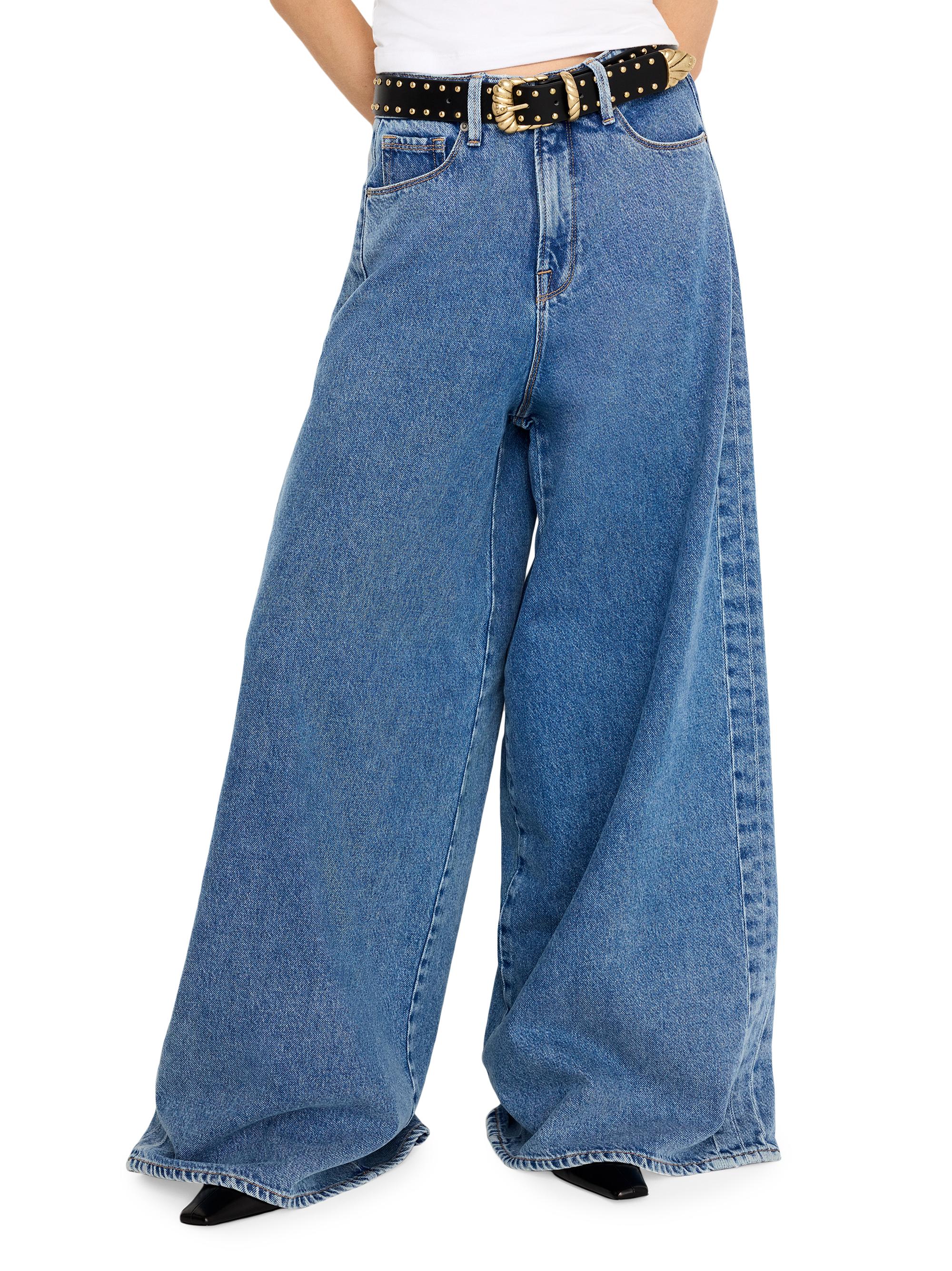AMERI 新品　DENIM SWEAT DOCKING WIDE PANTS AMERI 新品 DENIM SWEAT DOCKING WIDE PANTS