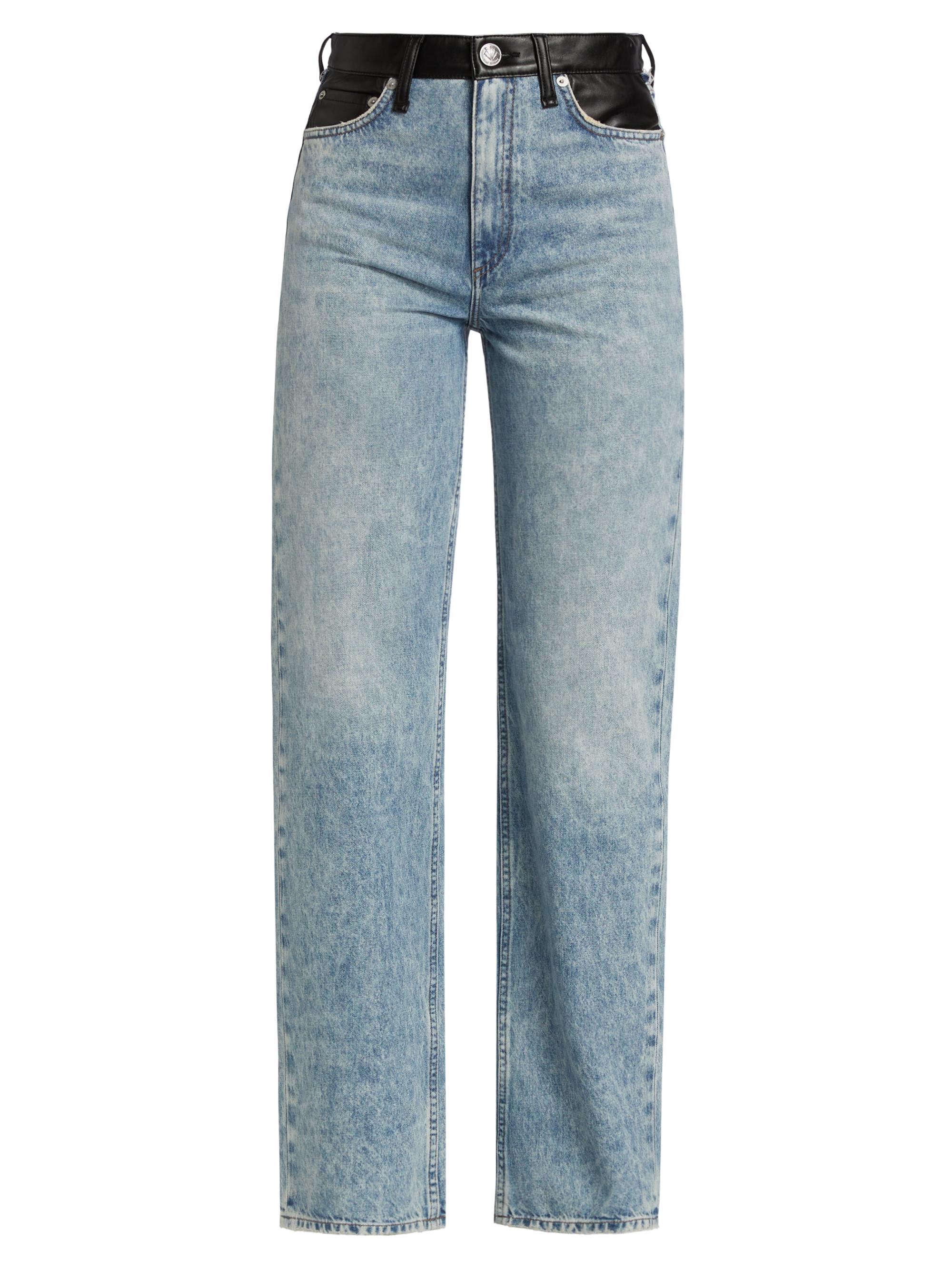 rag & bone Women's Shea High-Rise Straight-Leg Combo Jeans - Lefferts