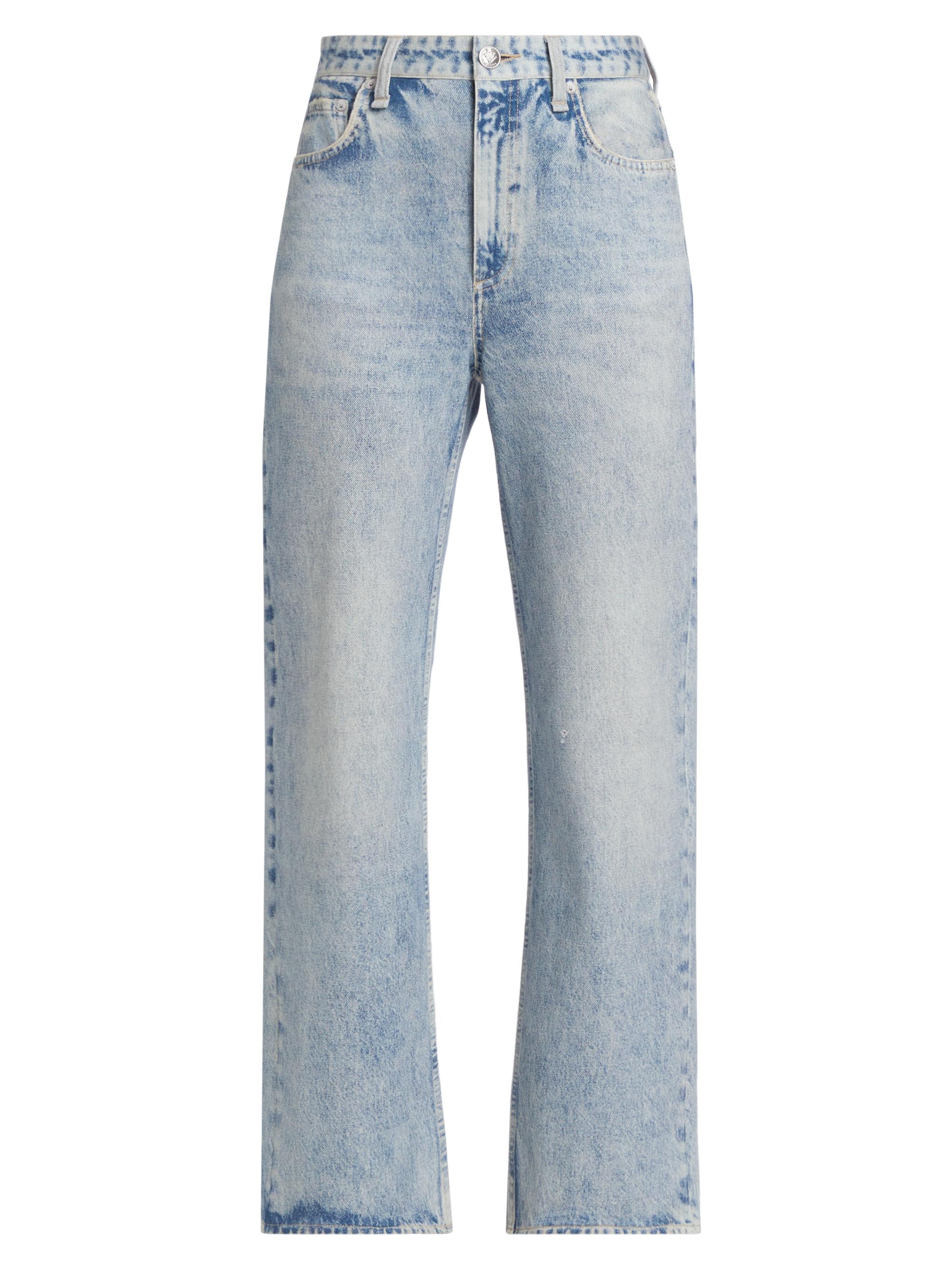 rag & bone Women's Miramar Shea High-Rise Straight-Leg Jeans - Riverly