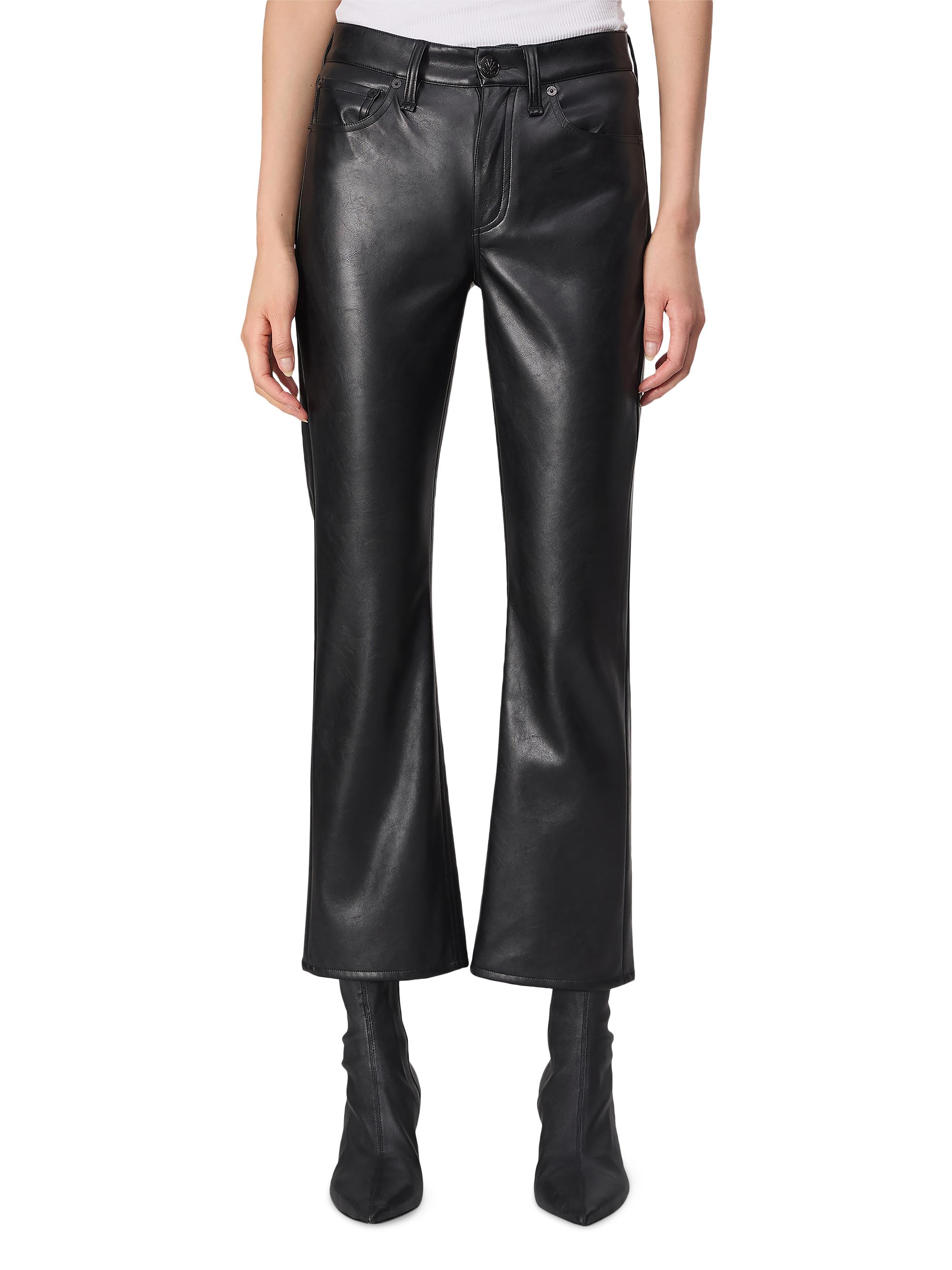 rag & bone Peyton Faux Leather Flared Jeans | Saks Fifth Avenue