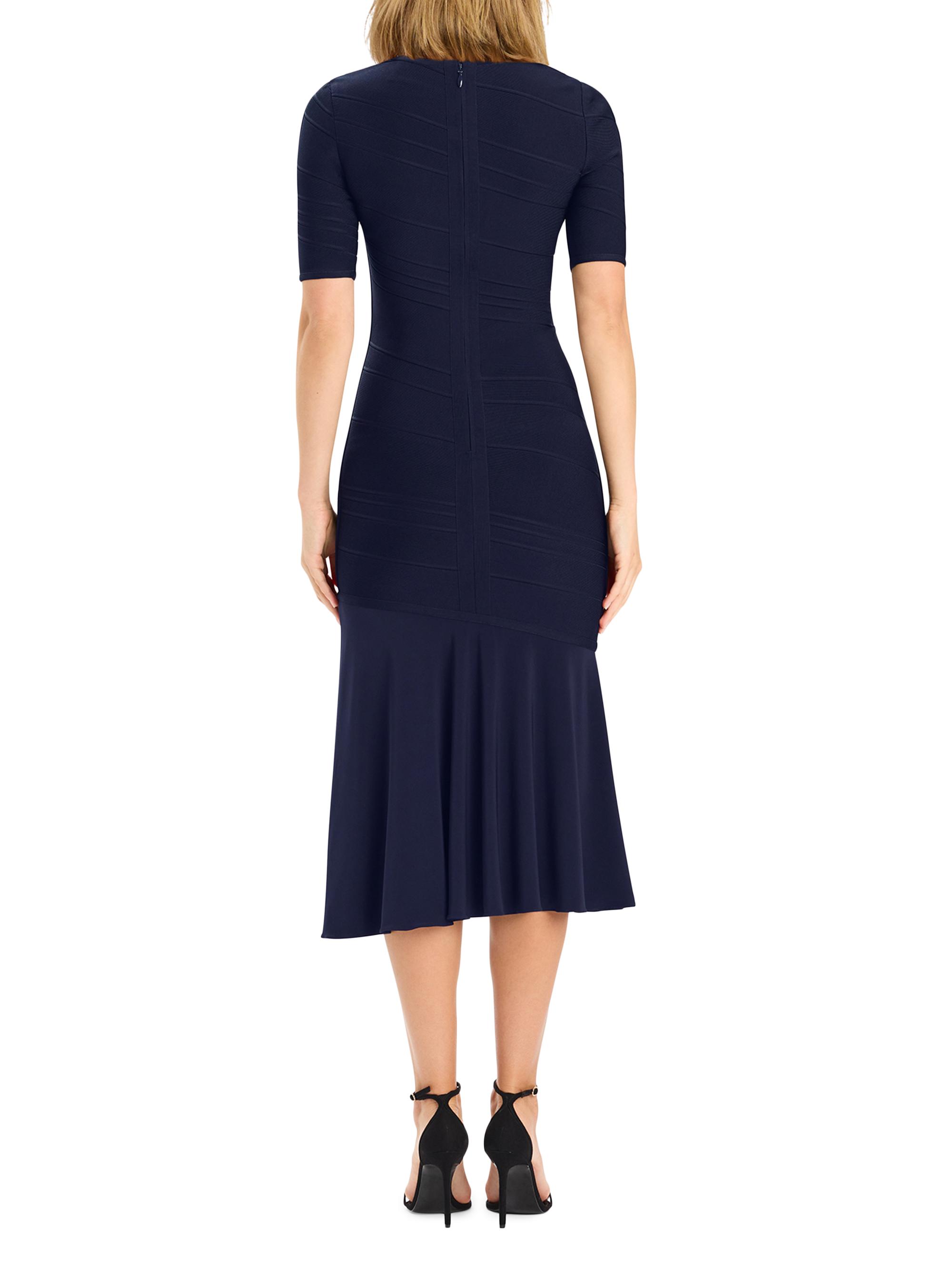Navy Blue Blue Bandage Midi Dress Fashion Nova Dresses My Evening Bandage  Midi Dress Navy Poshmark