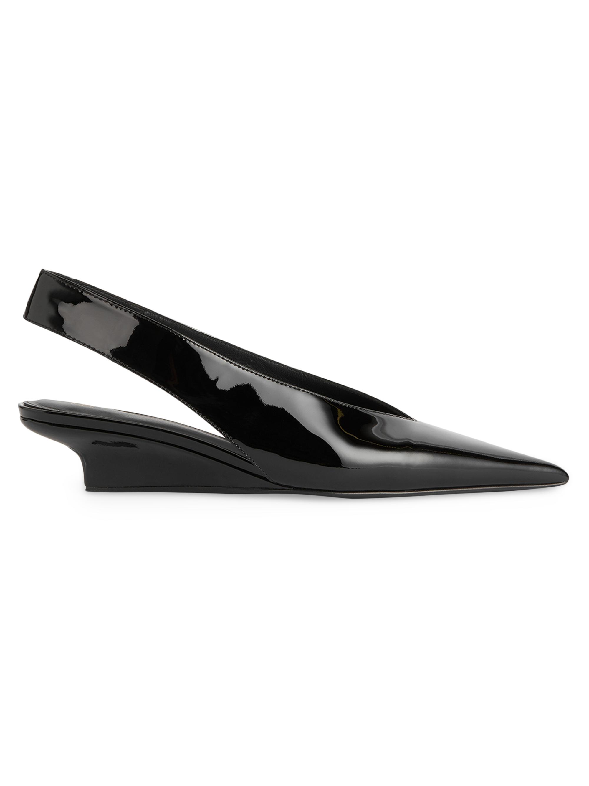 Toteme Women's The Wedge-Heel 40MM Slingback Pumps - Black