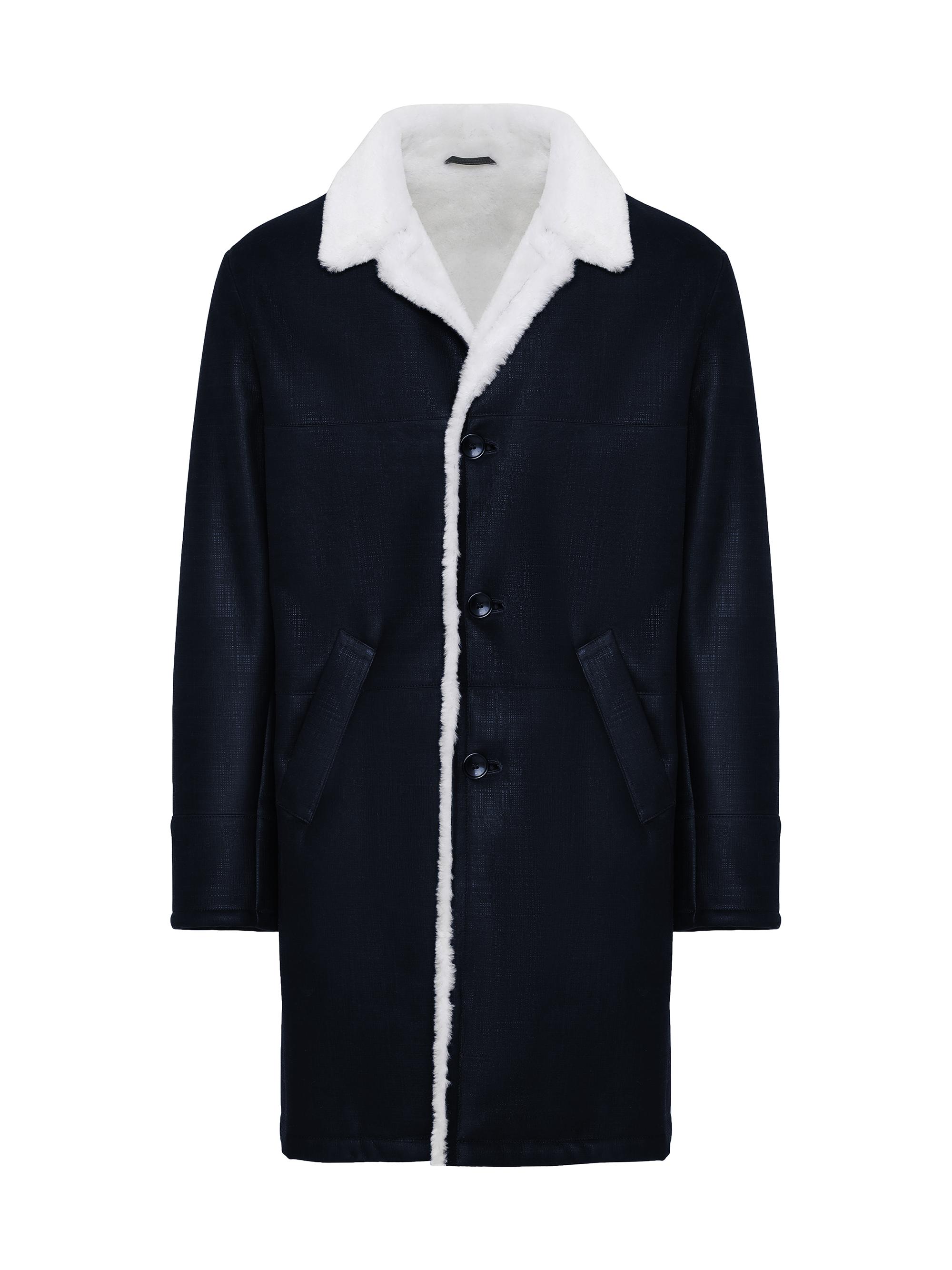 Gorski Wool and Cashmere Jacket with Select Shearling Lamb Lining