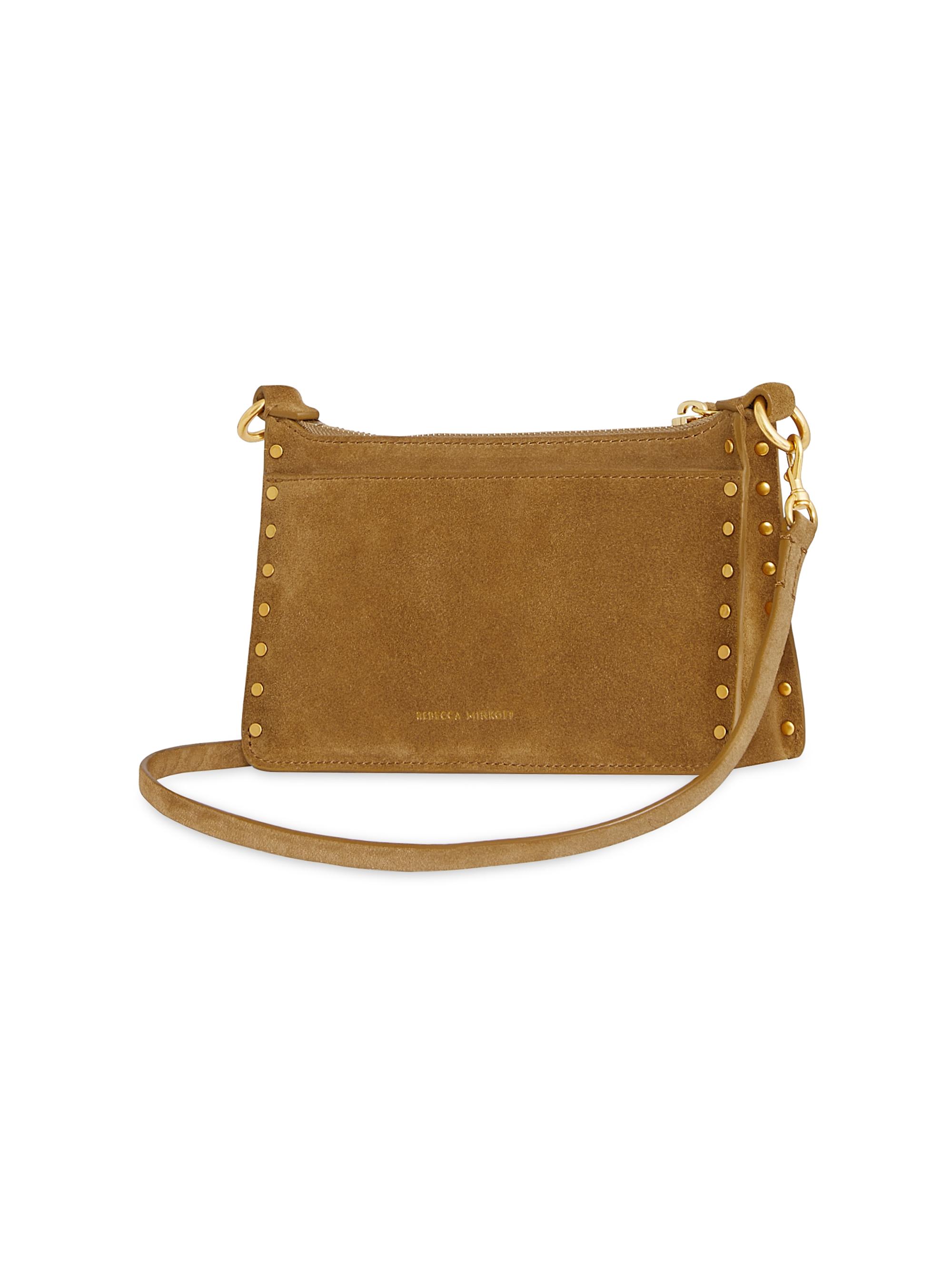 Rebecca Minkoff Mini Darren Suede Crossbody Bag | Saks Fifth Avenue