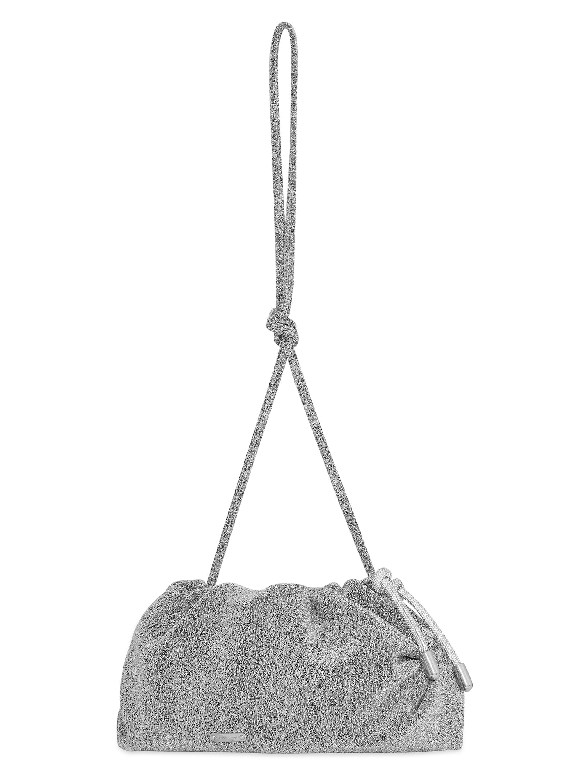 Crystal Ties Leather Clutch