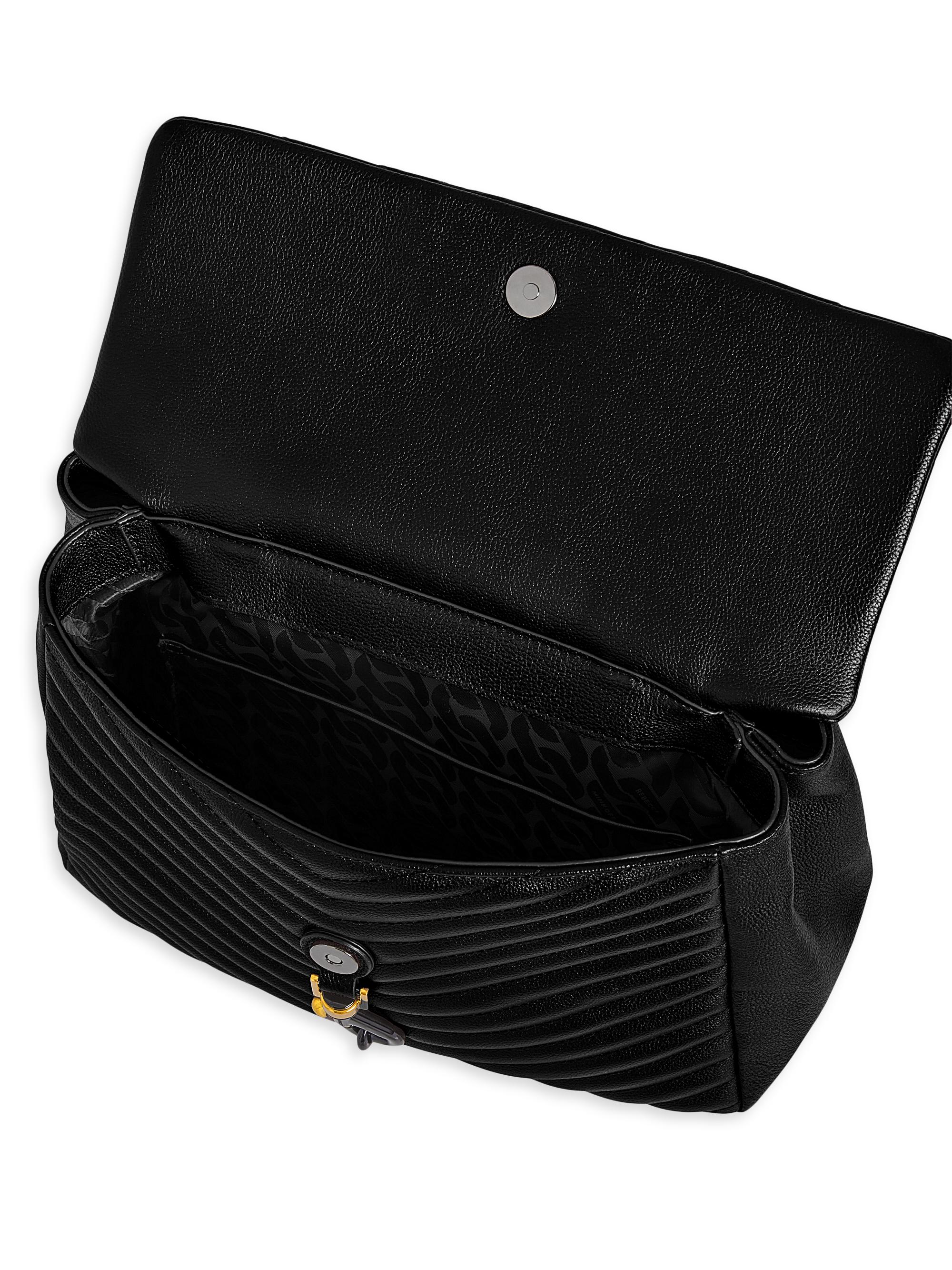 Rebecca Minkoff Edie Large Leather Top-Handle Bag | Saks Fifth Avenue