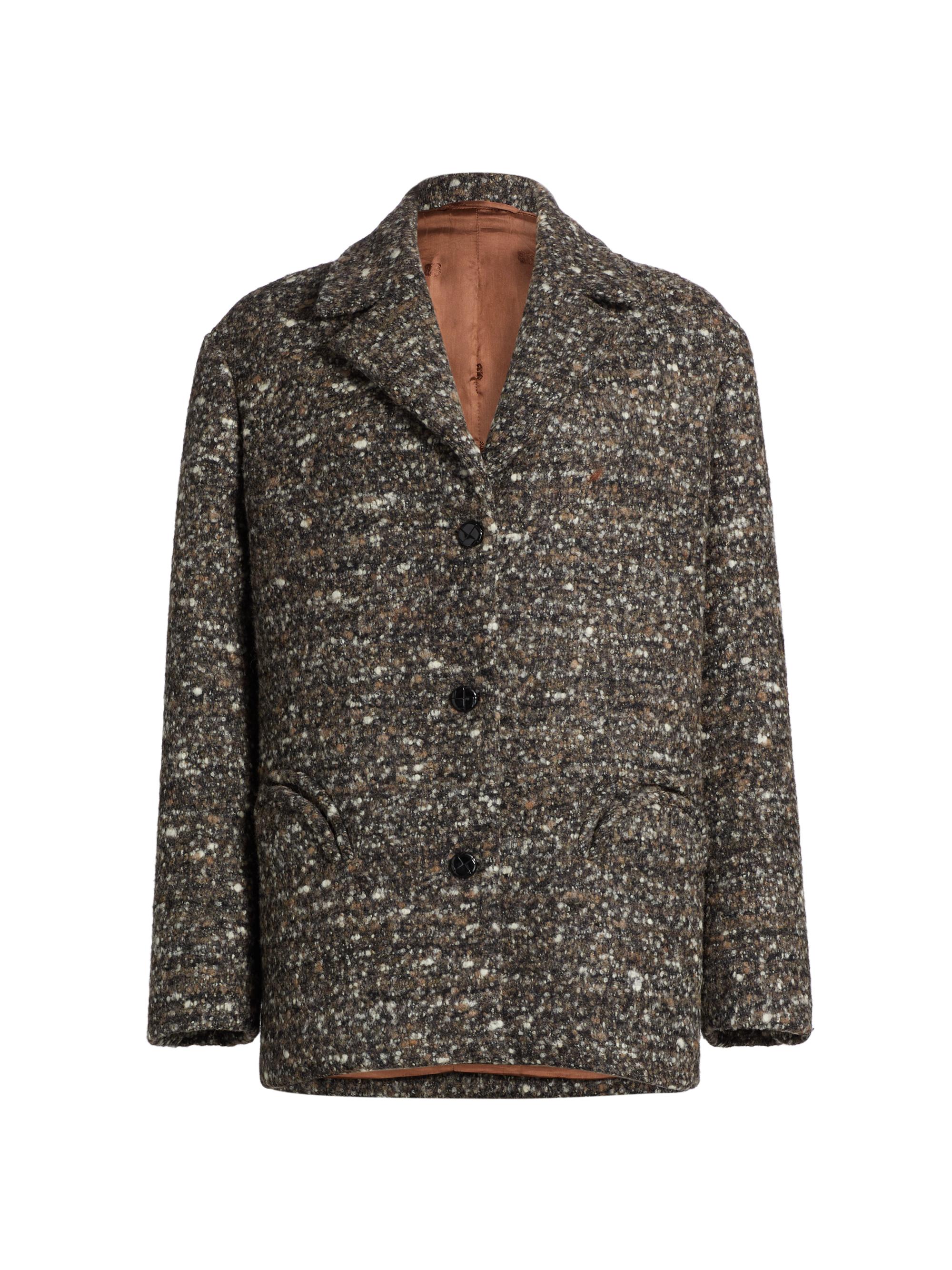 Blazé-Milano Women's Marit Hunny Tweed Single-Breasted Blazer - Brown