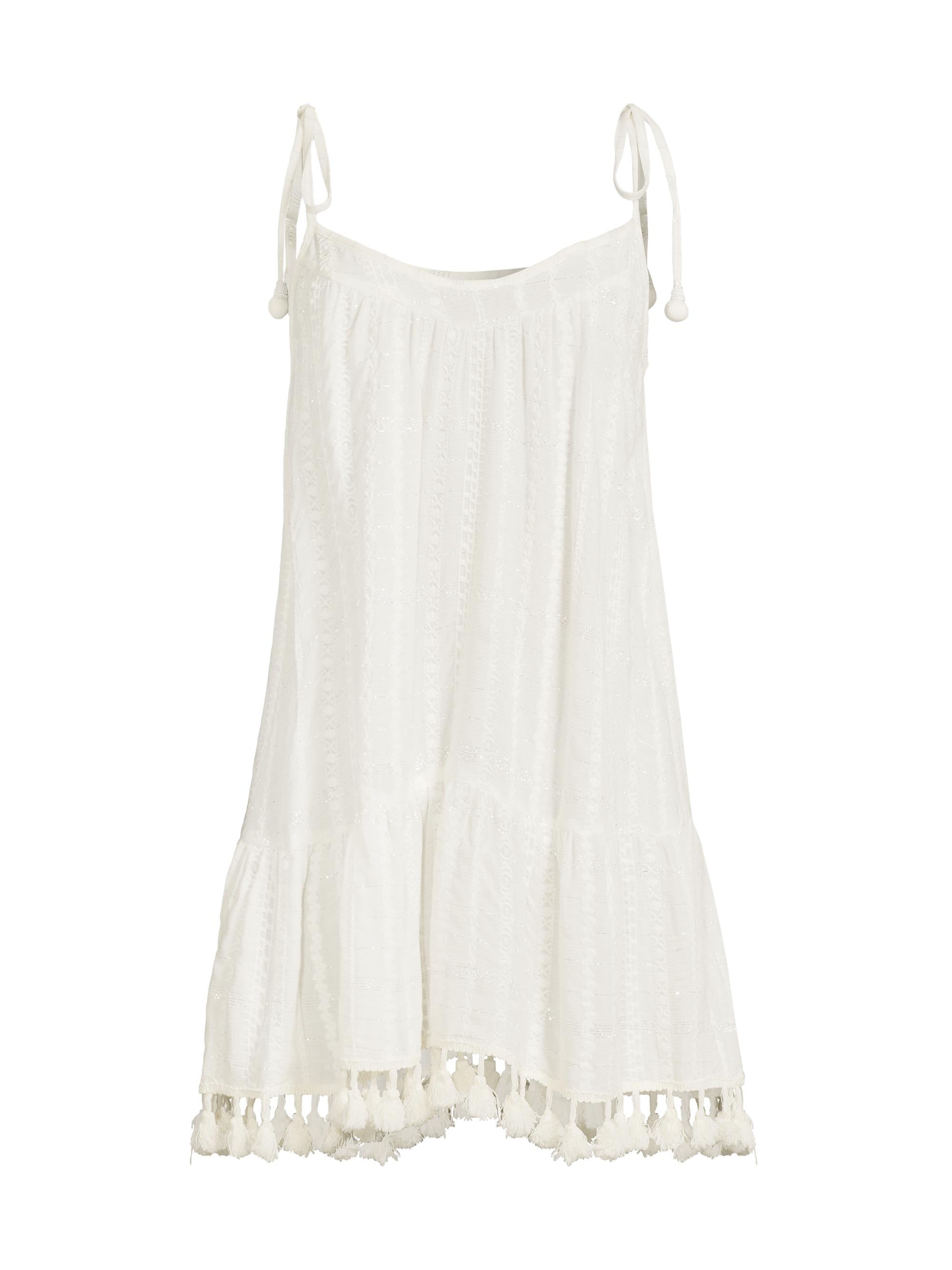 Ramy Brook Women's Jaxson Embroidered Sleeveless Minidress - White Stripe