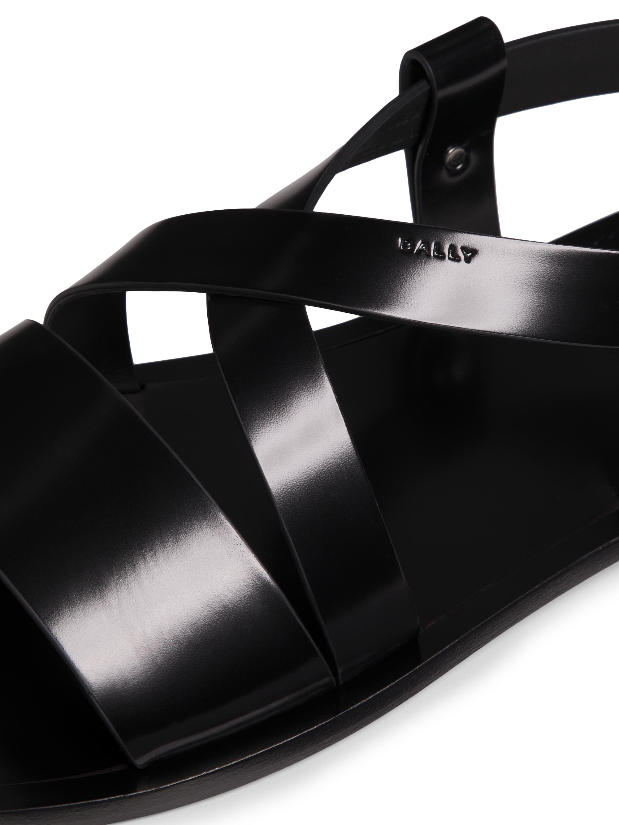 Bally Leather Wrap Sandals | Saks Fifth Avenue