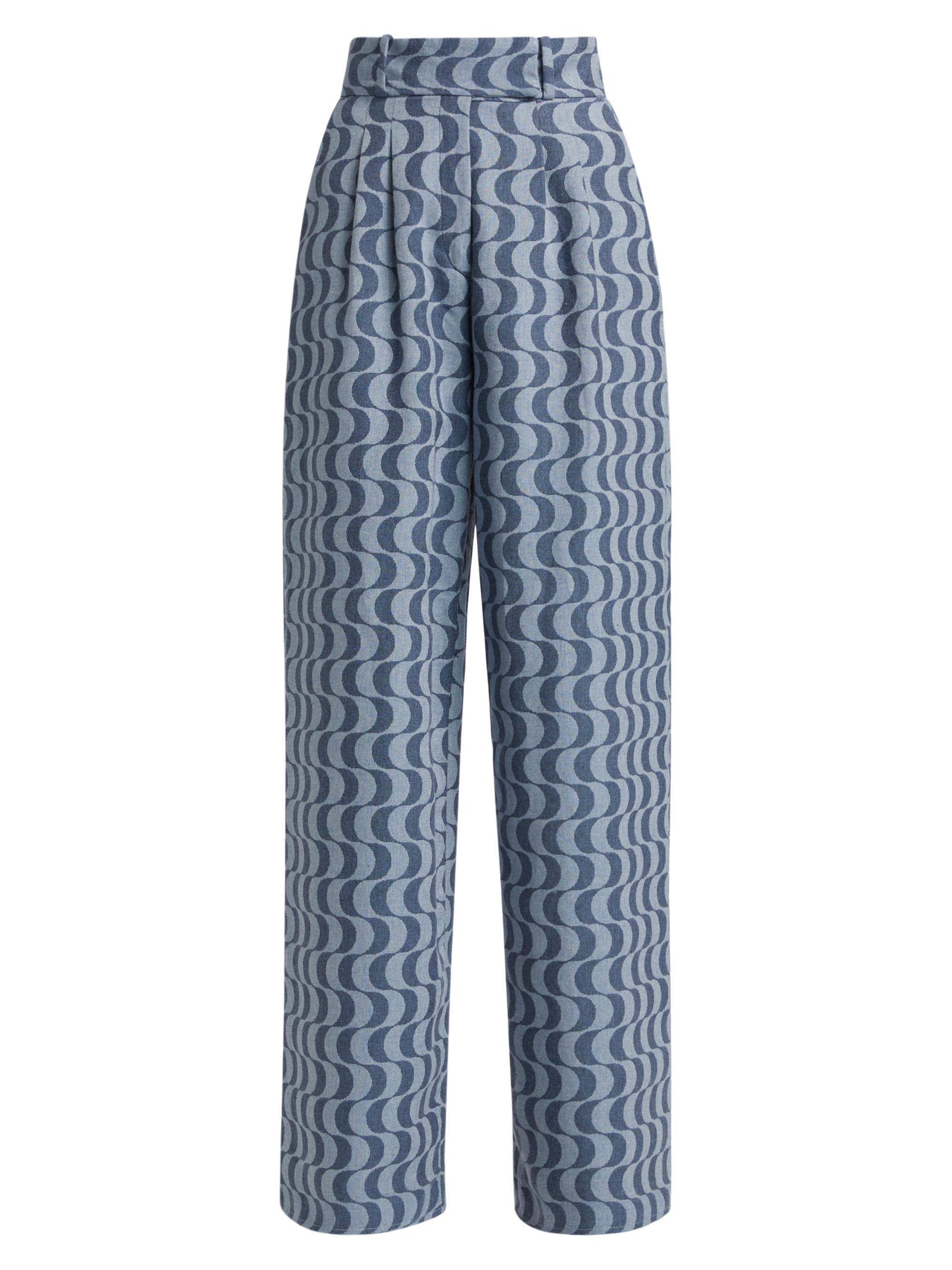 Atelier Crump Women's Copacabana Straight Pants - Blue
