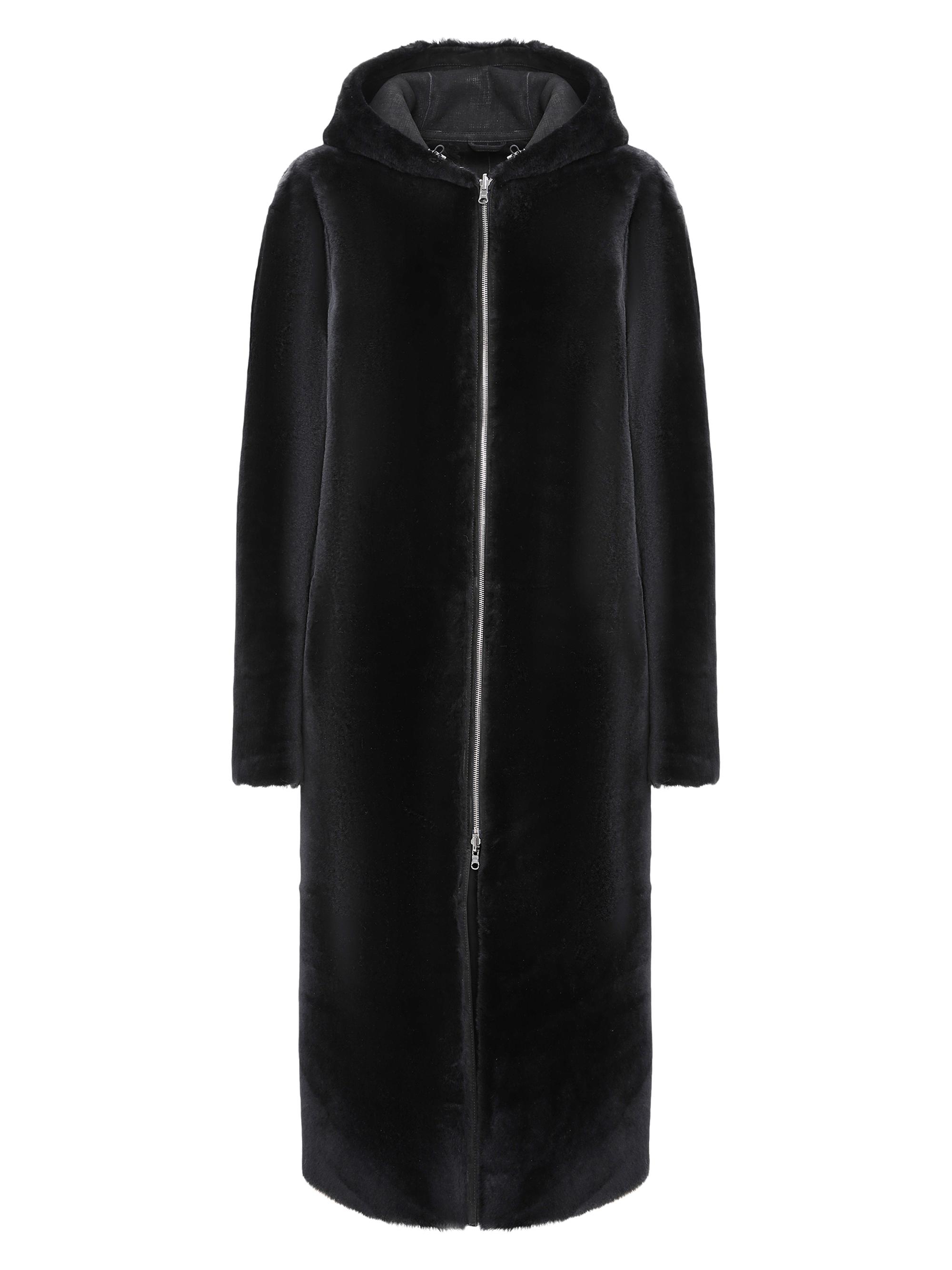 Gorski Men's Reversible Merino Shearling Lamb Parka - Black